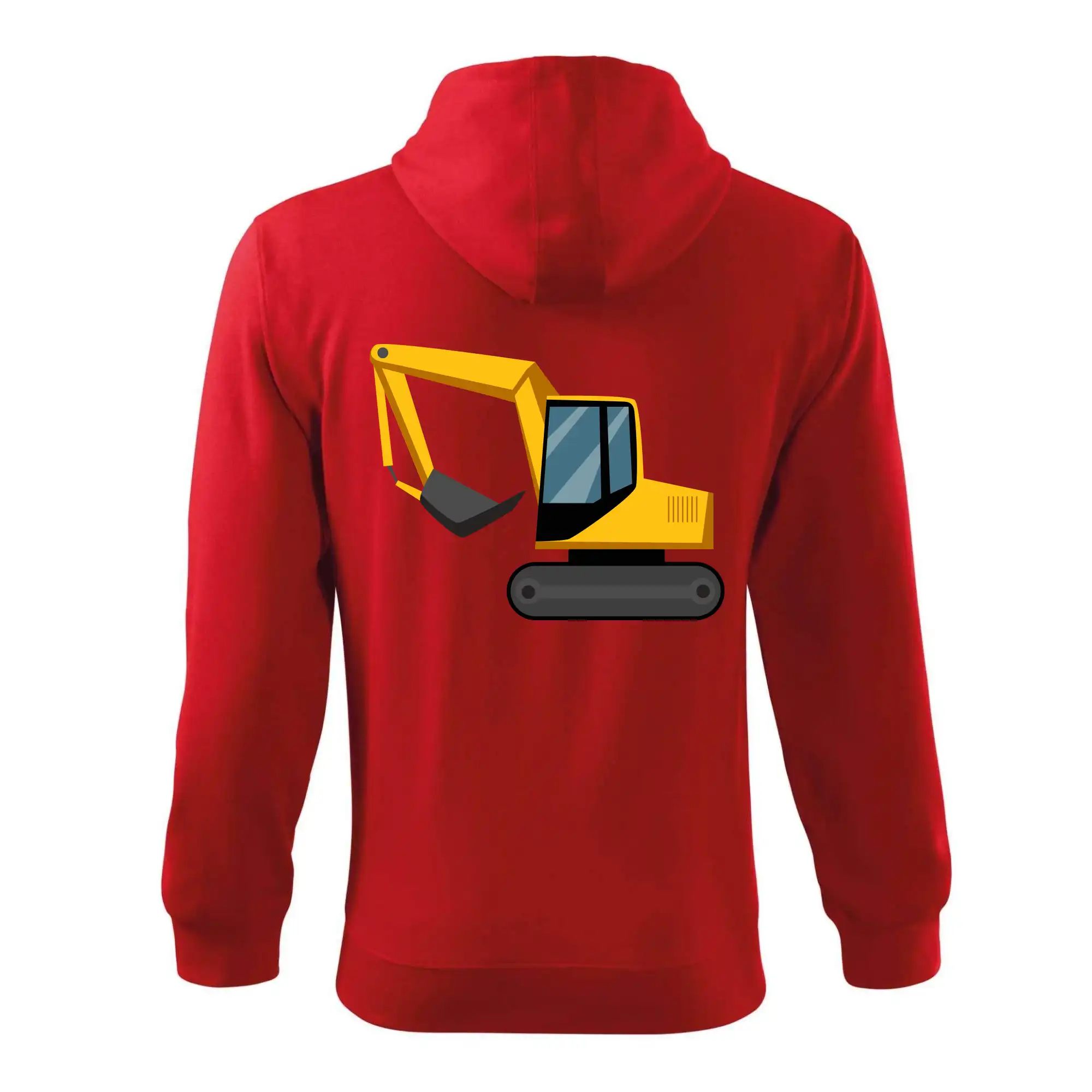 Bagr bez nápisu  z boku