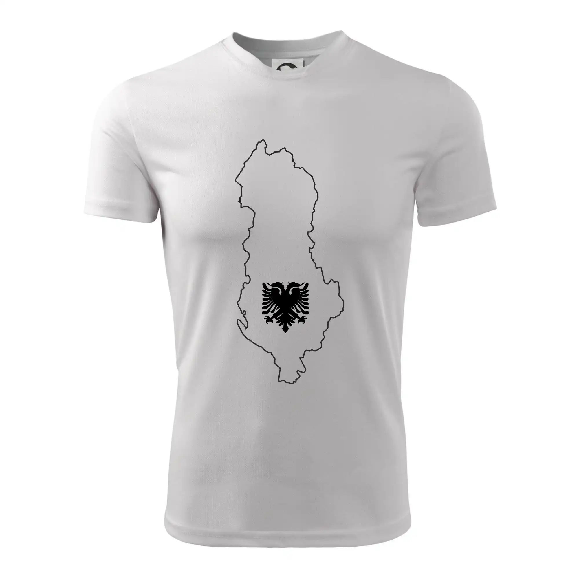Albánie obrys mapa