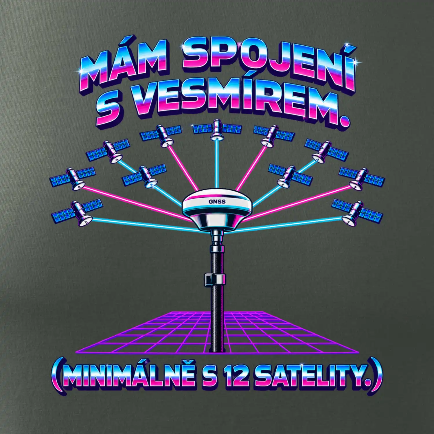 Geodet mám spojení s vesmírem