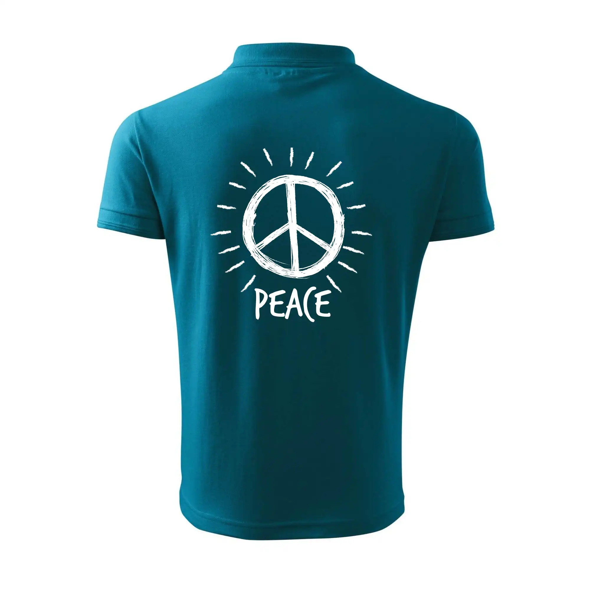 Peace symbol černobílý