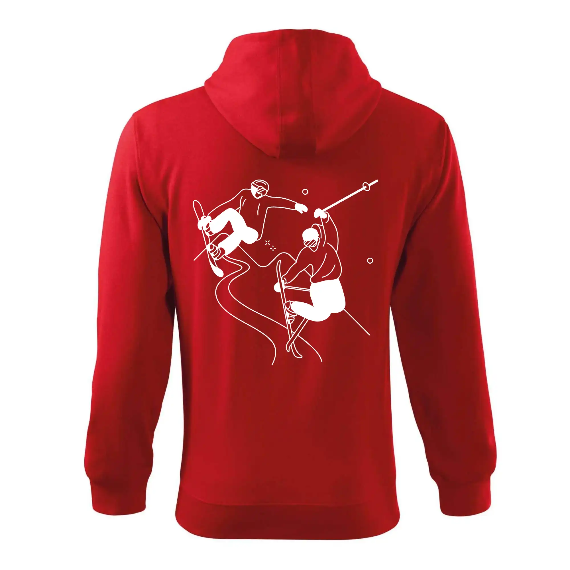 Lyžovaní - kresleny obrázek