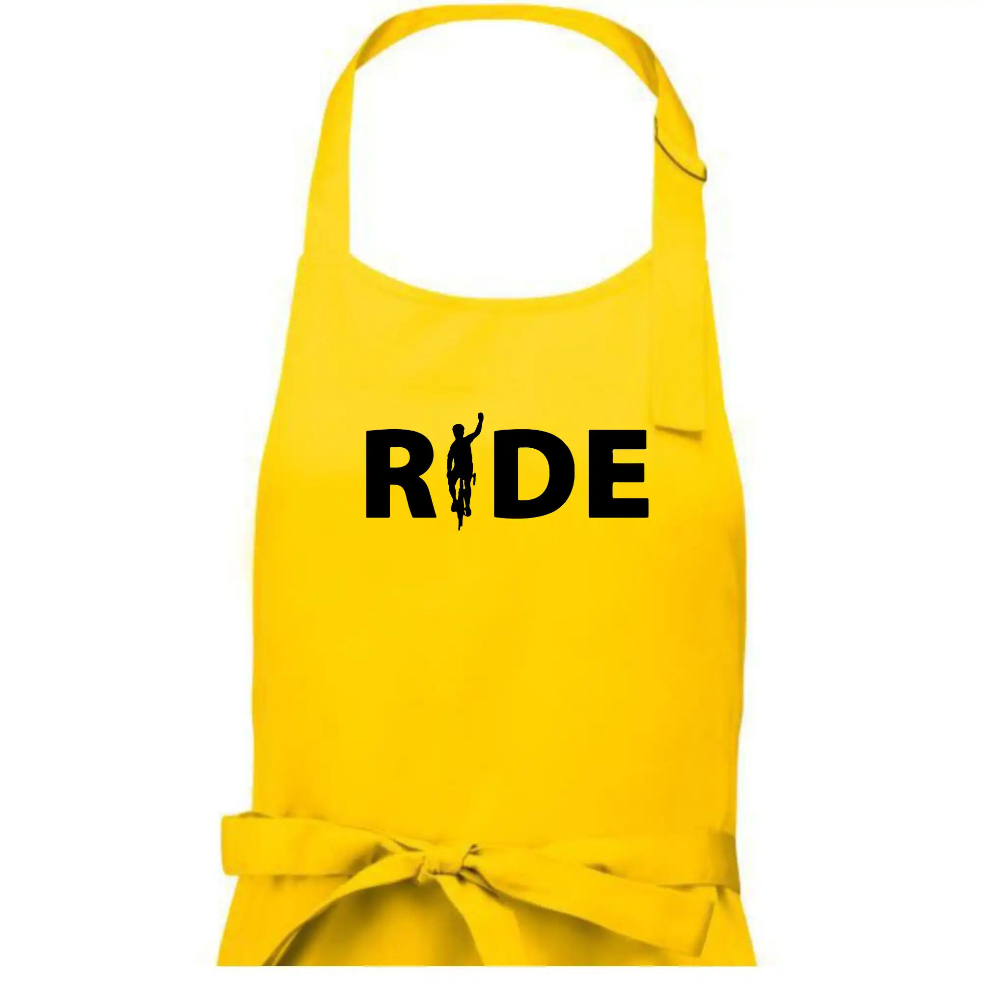 Ride - nápis s cyklistou