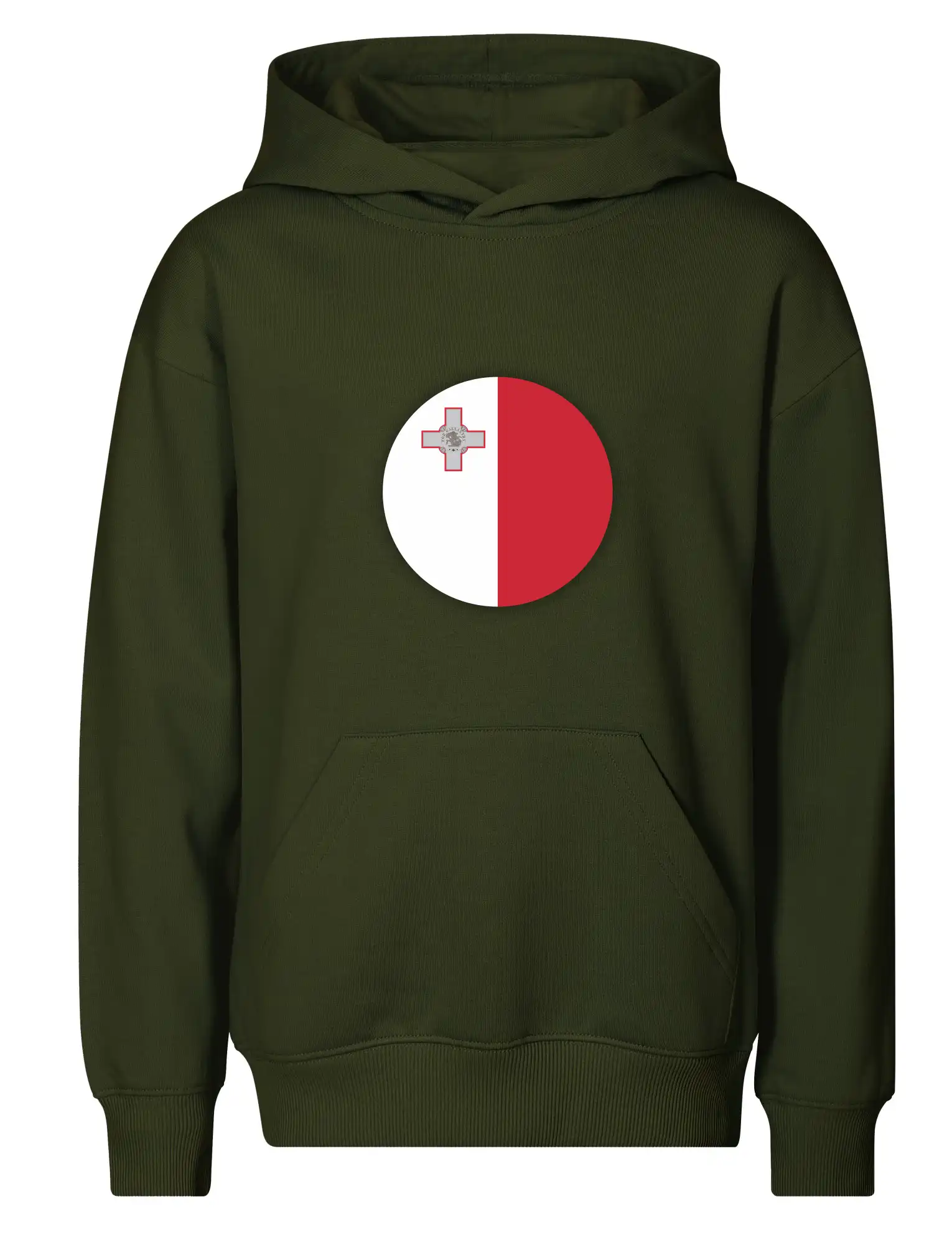 Vlajka Malta kulatá velká