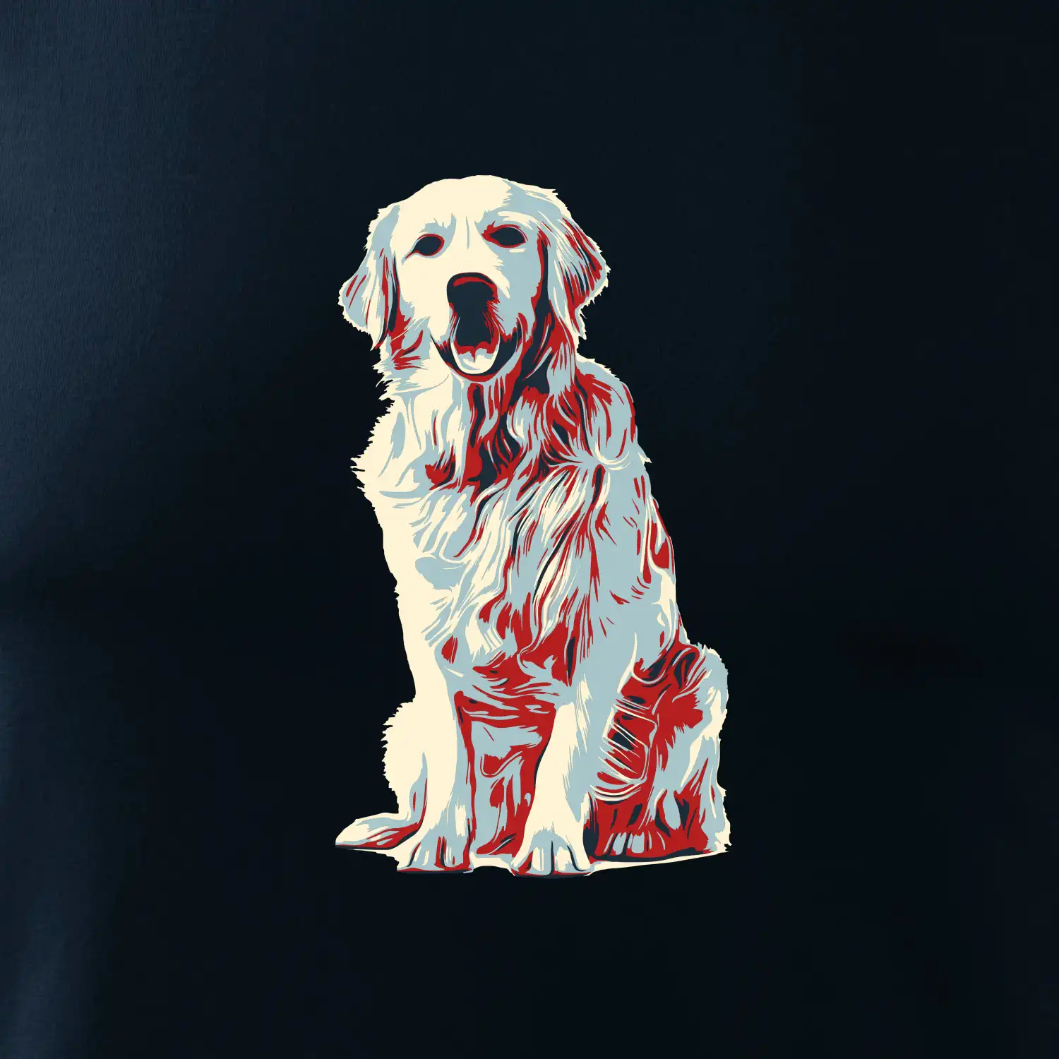 Zlatý retriever vintage