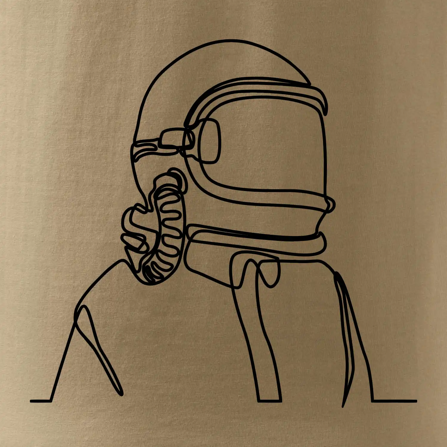 Astronaut jedním tahem