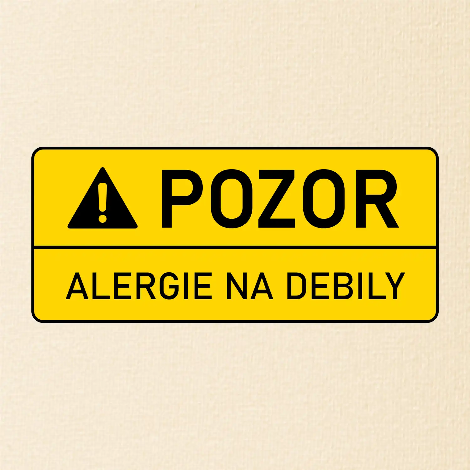 Pozor alergie na debily