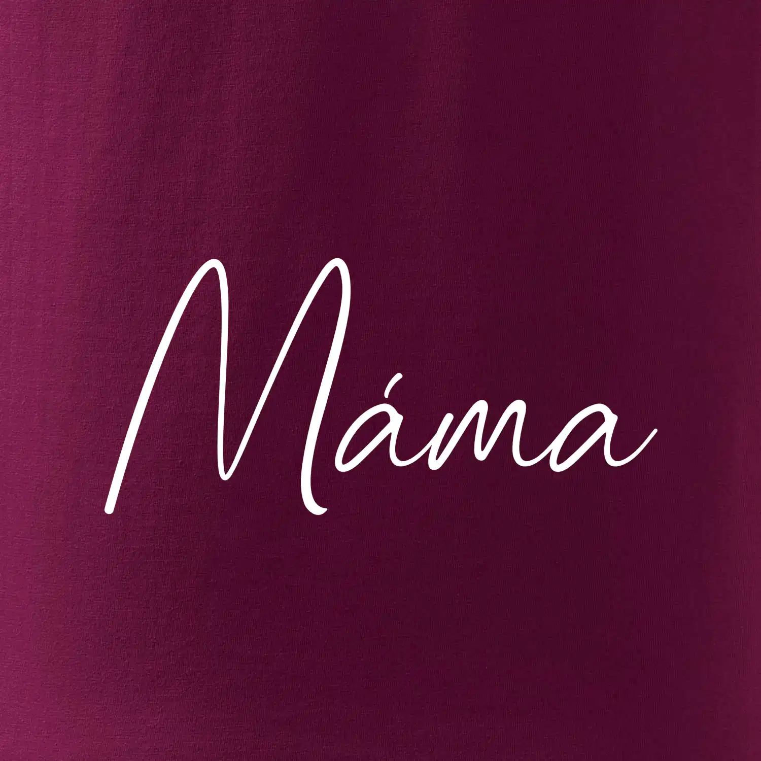 Nápis psací na prsou - máma