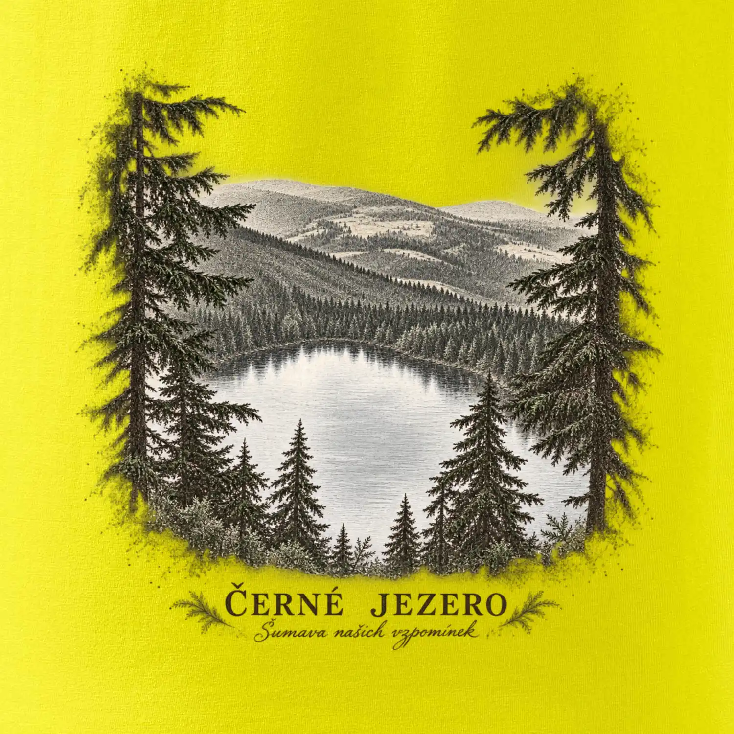 Černé jezero šumava našich vzpomínek