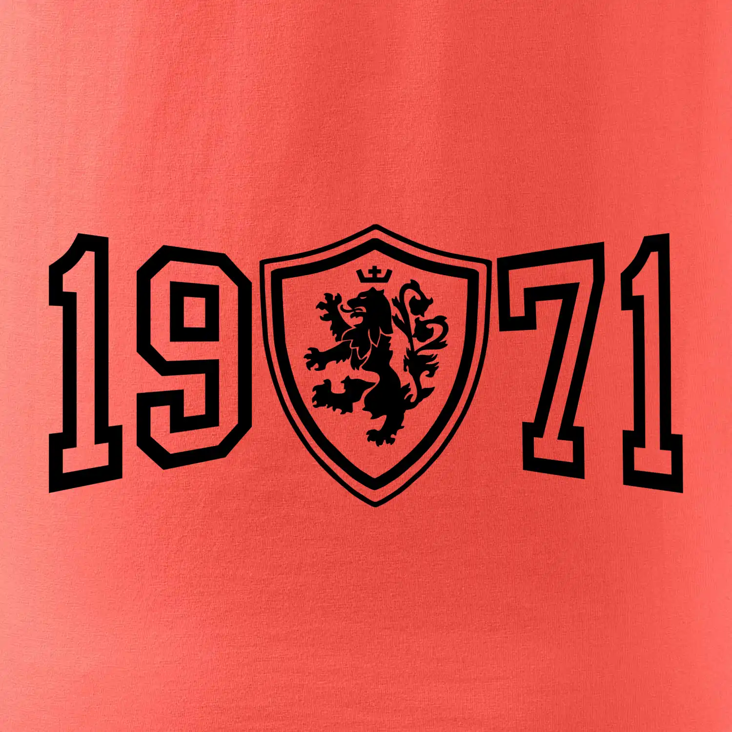 Narozeninový motiv - znak - 1971