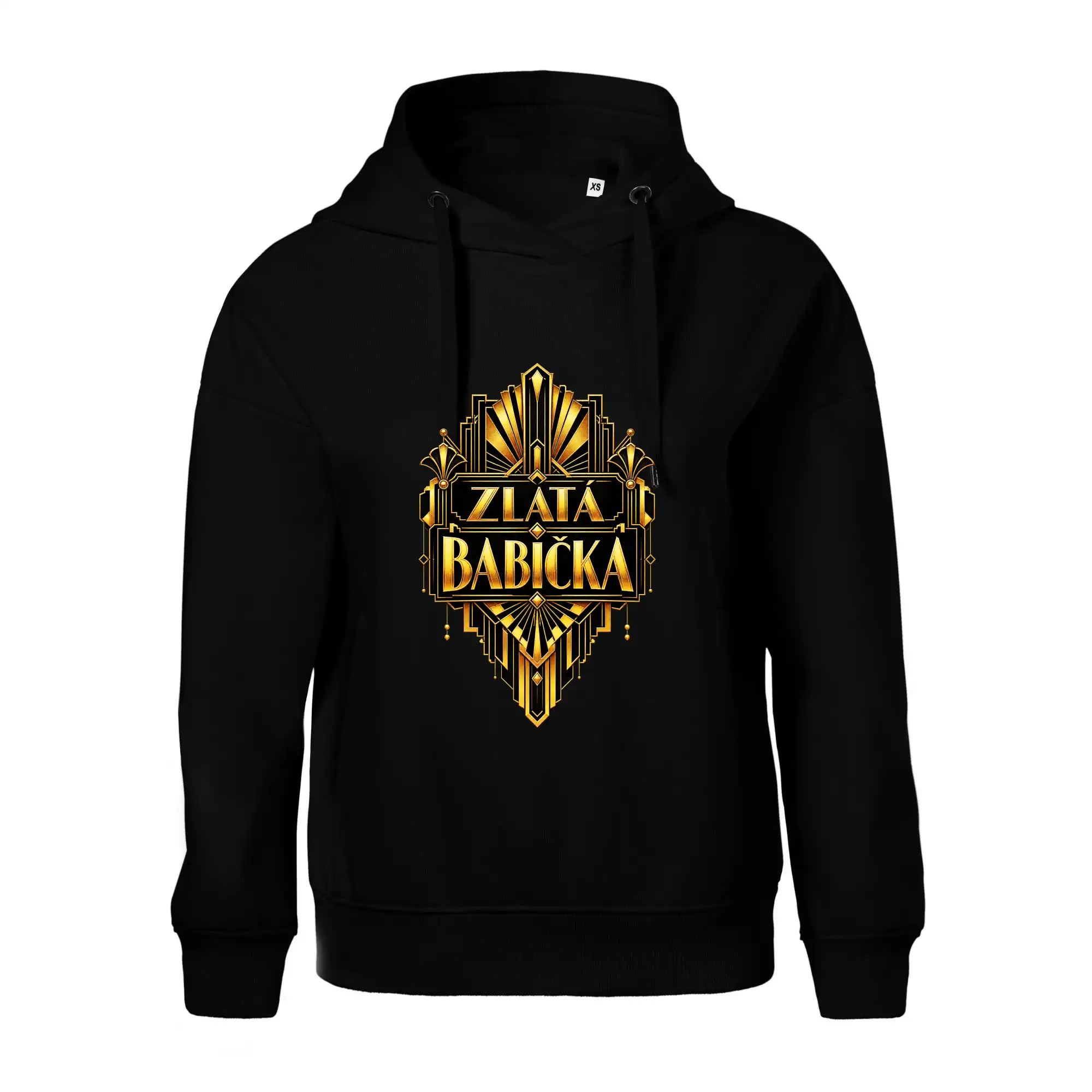 Zlatá babička luxusní Art Deco ornament