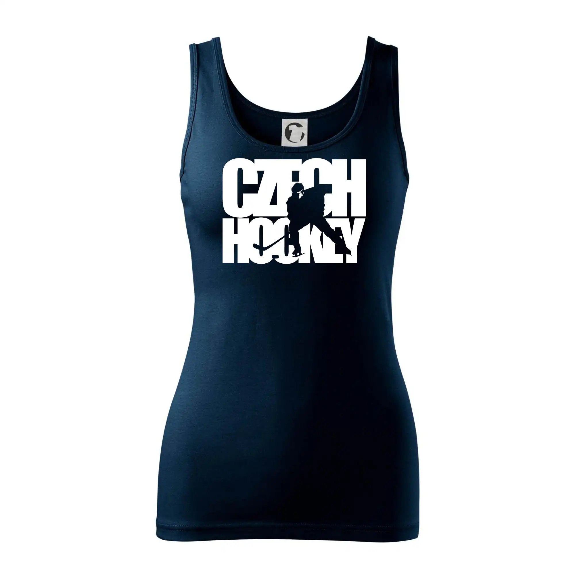 Czech hockey - nápis s hokejistou - Mistrovství světa v ledním hokeji 2026