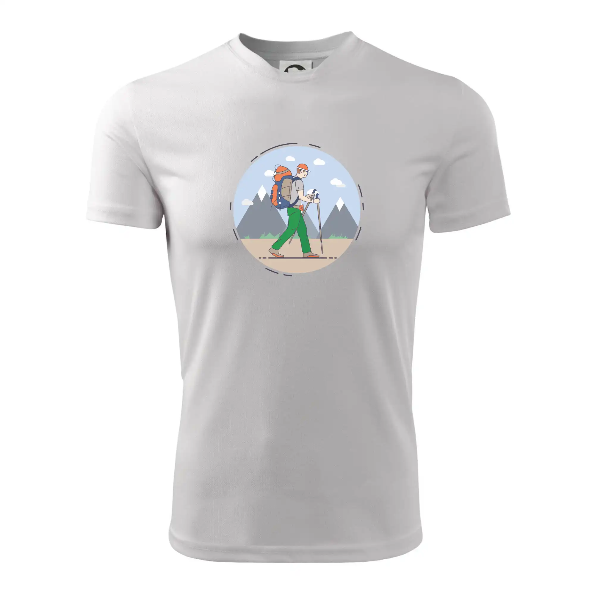 Barevný párový motiv na hory