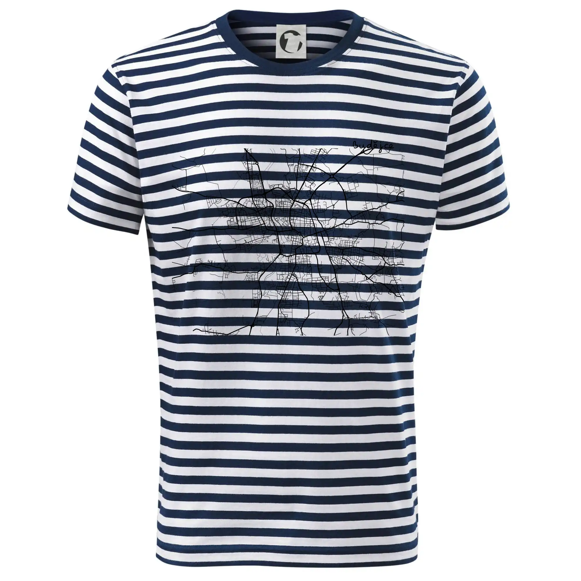 Mapy měst černobílé Budějce