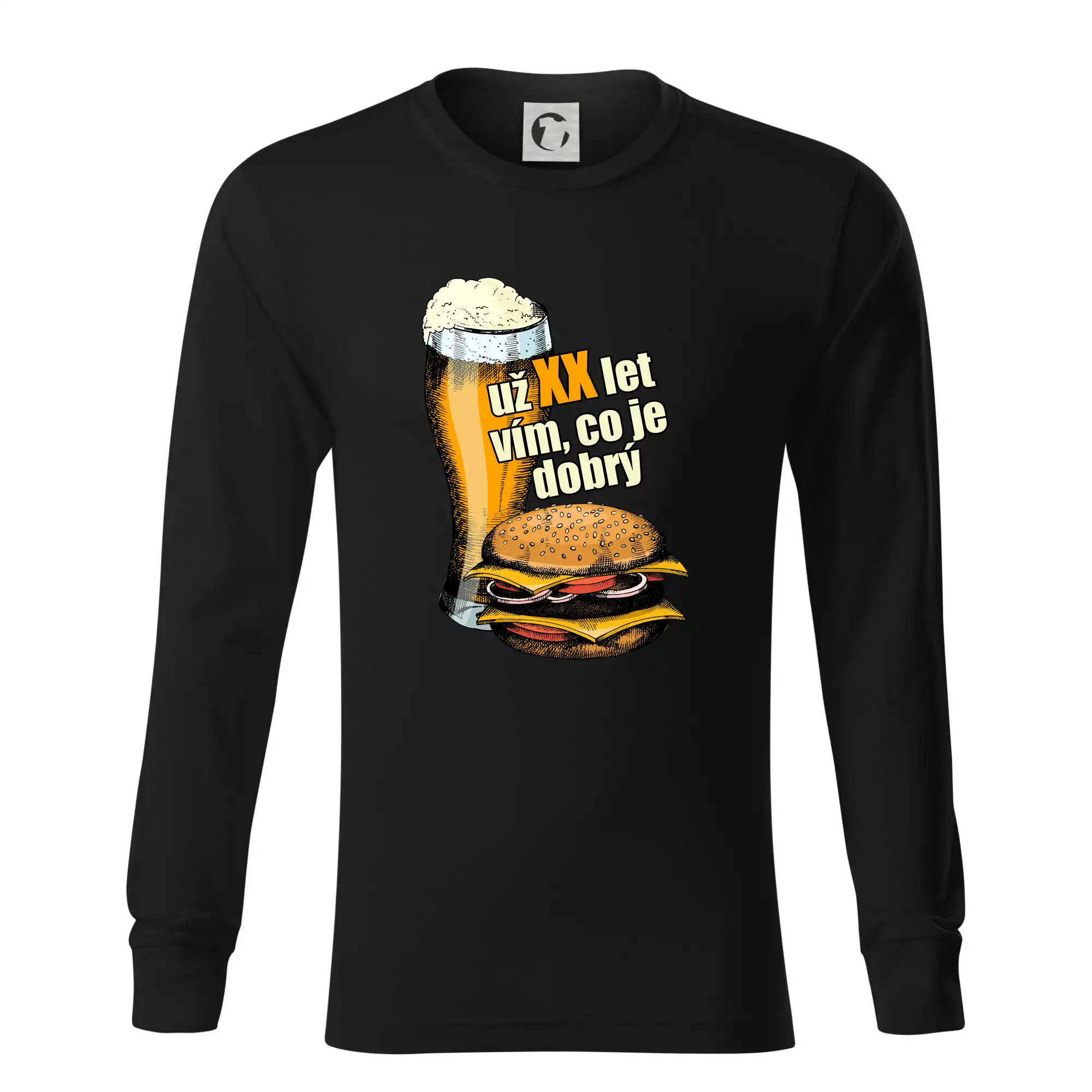 Pivo a burger vím co je dobrý