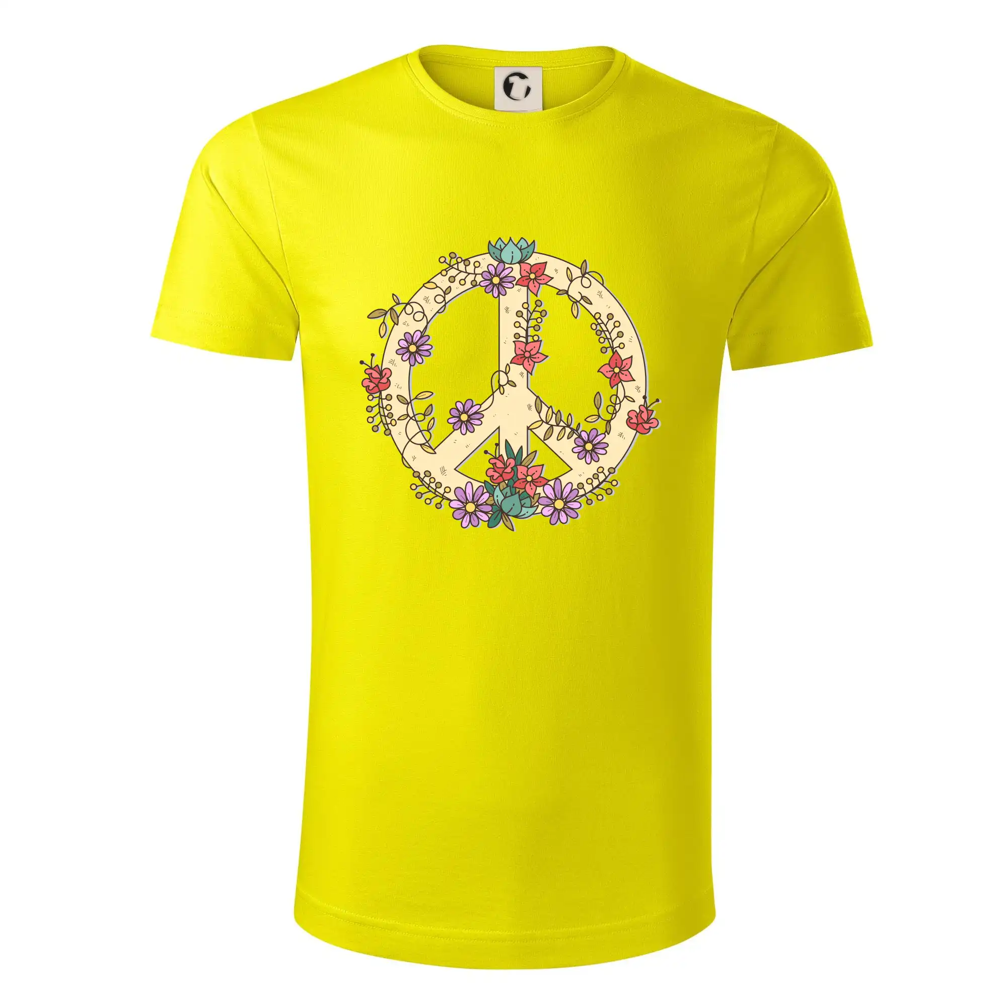 Peace symbol pískový