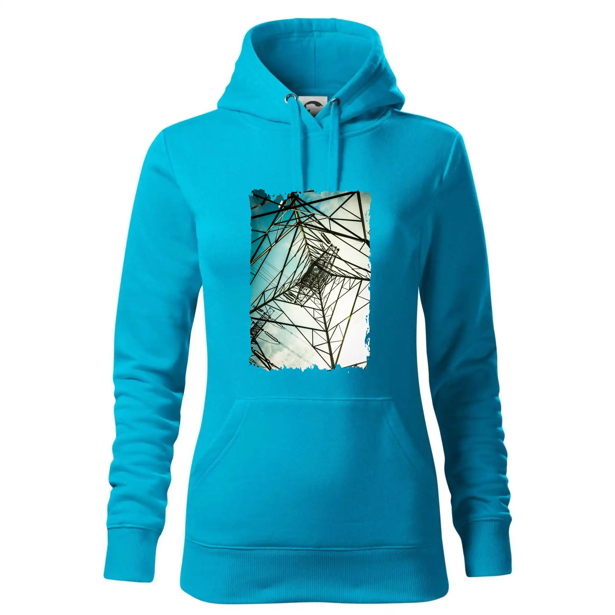 Barevné nebe - stožáry vysokého napětí