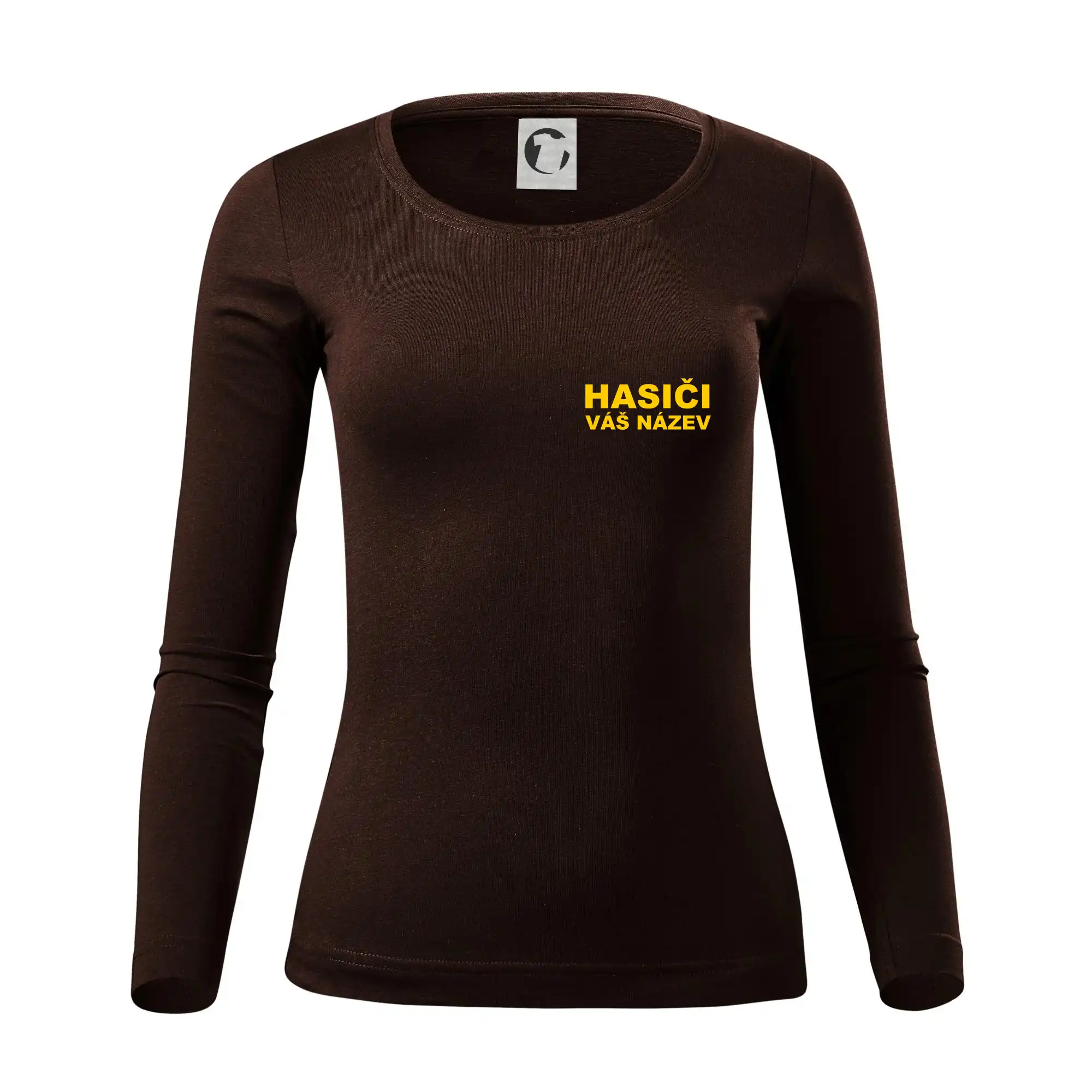 Hasiči - žlutý nápis - váš název sboru