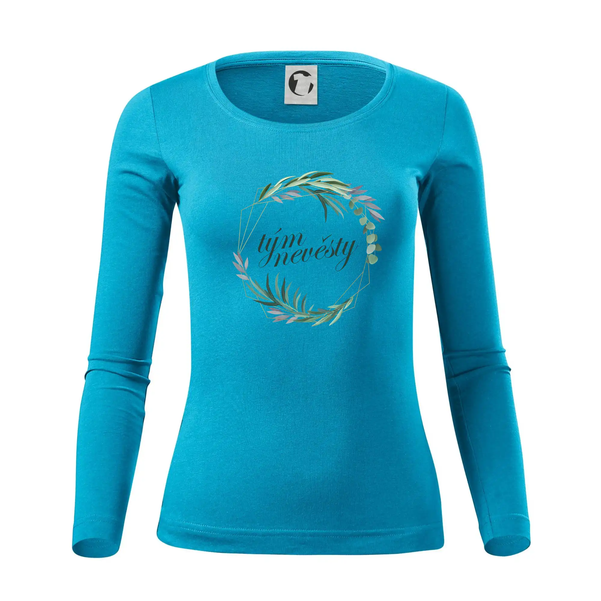 Tým nevěsty květinový kruh zelený