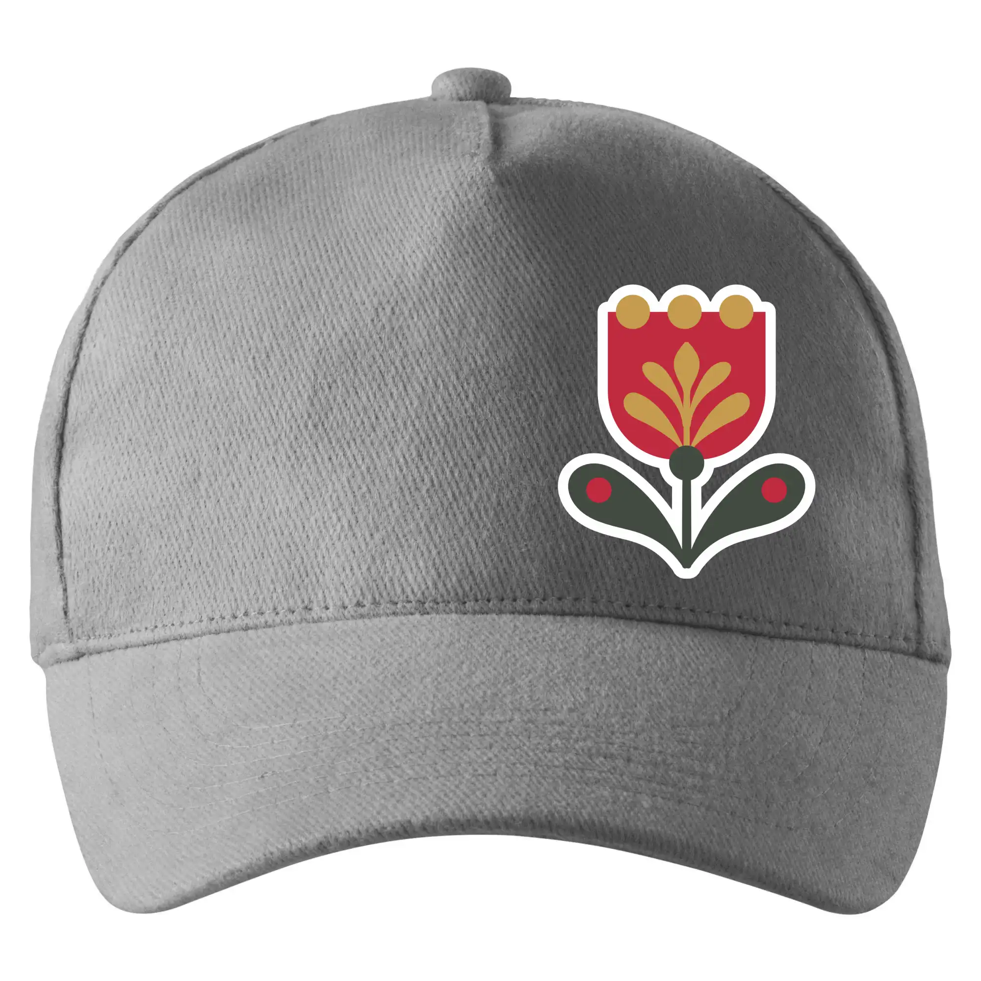 Folklor na prsu tulipán
