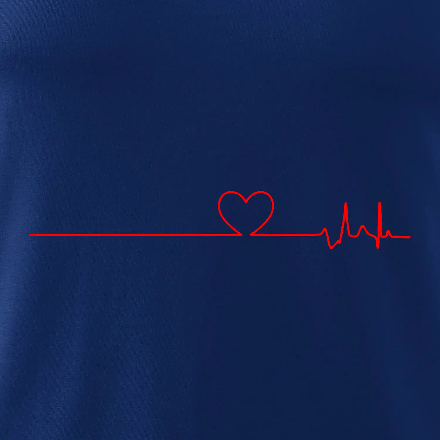 Poker EKG srdce červené