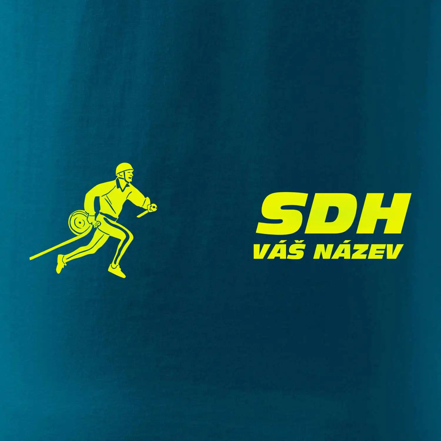 Hasičský sport SDH + váš název FLUO