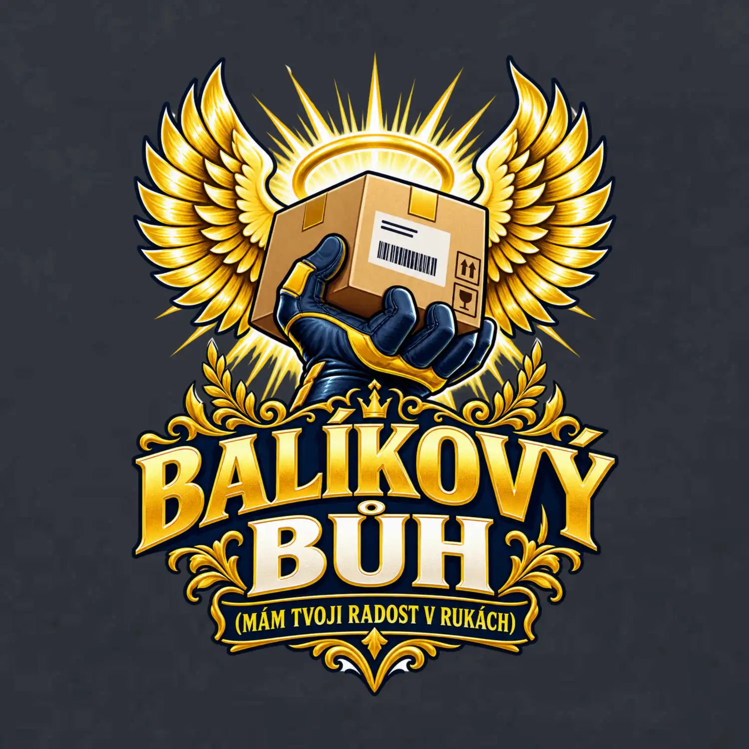 Balíkový bůh mám tvoji radost v rukách