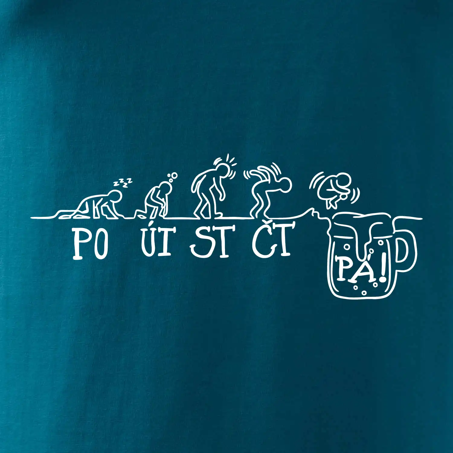 Pondělí až pátek evoluce pivo