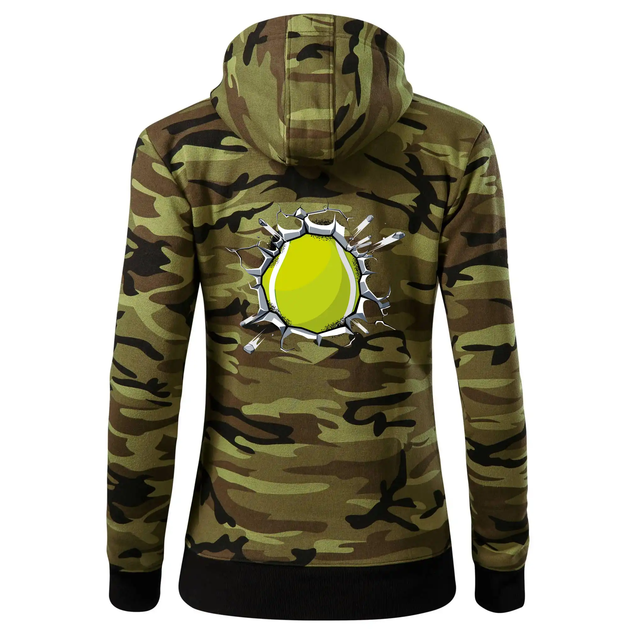 Tenisový míč v triku