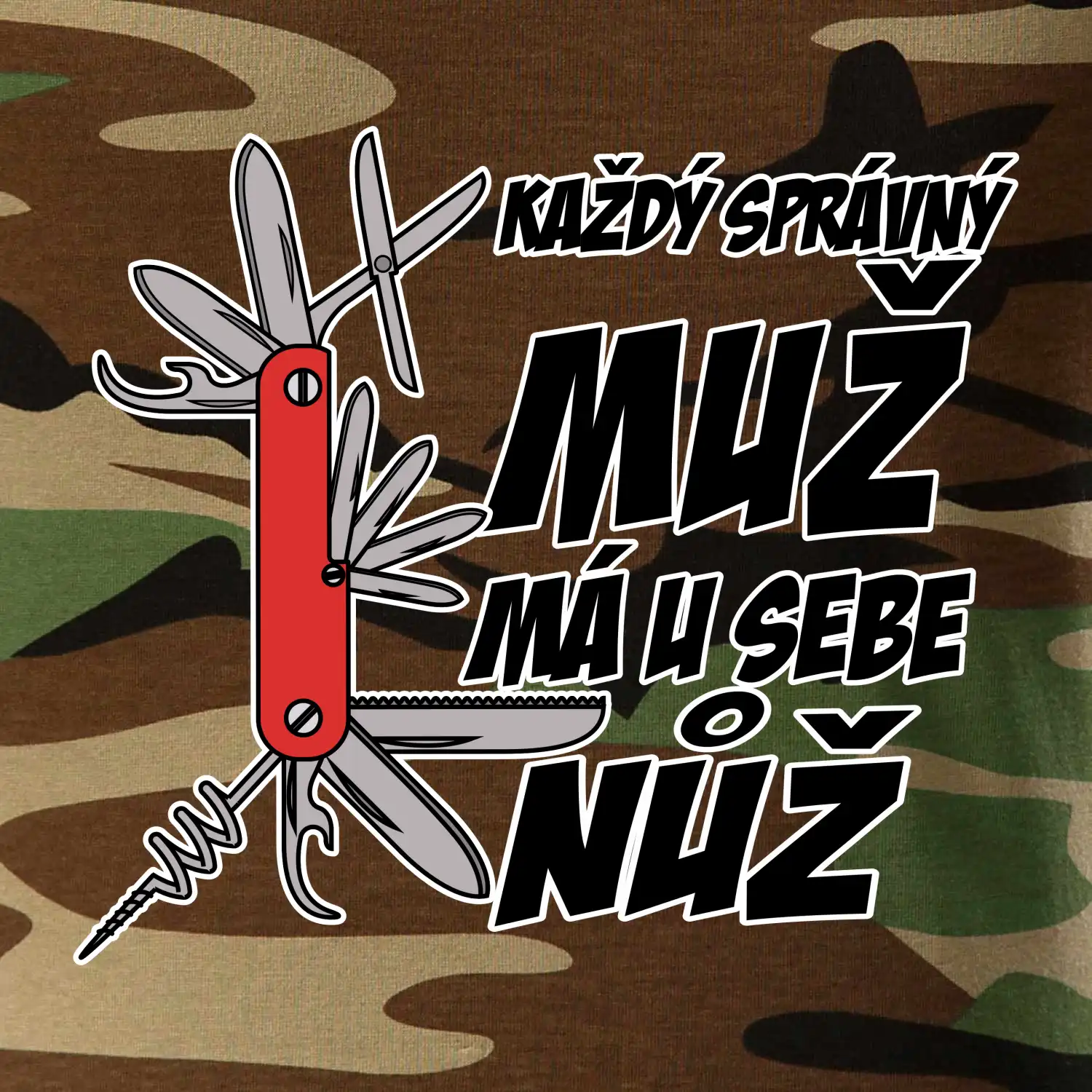 Každý správný muž, má u sebe nůž