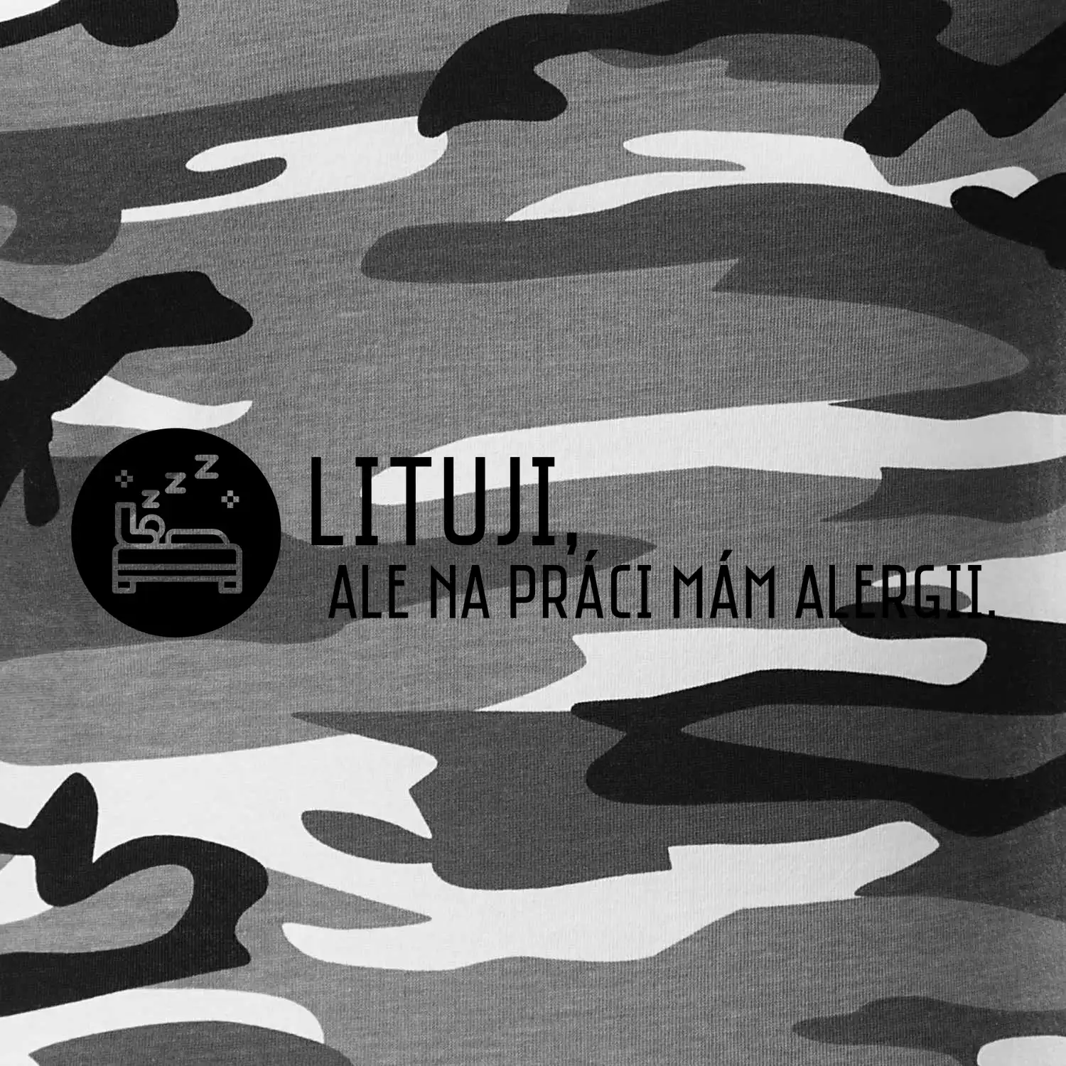 Lituji na práci mám alergii
