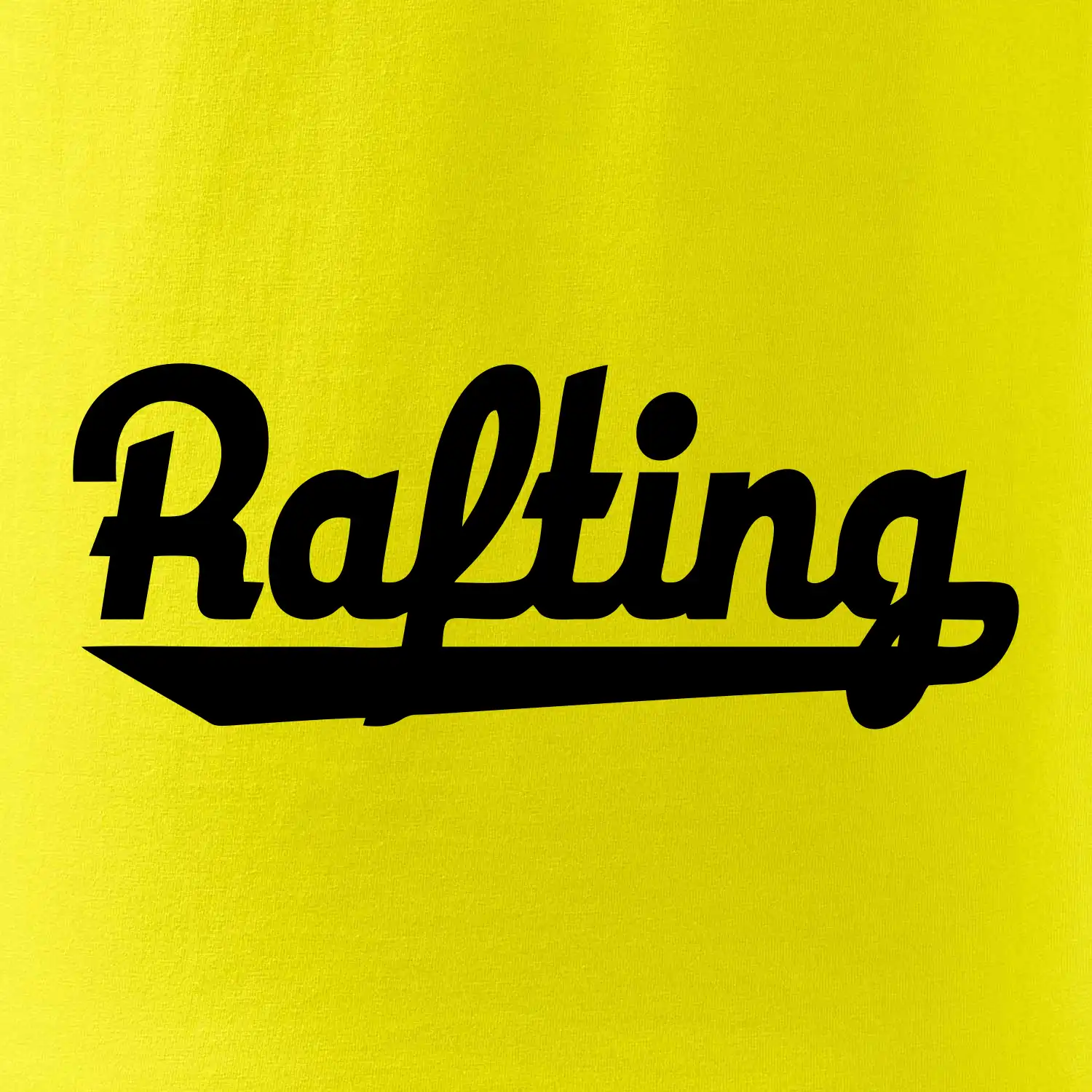 Rafting nápis