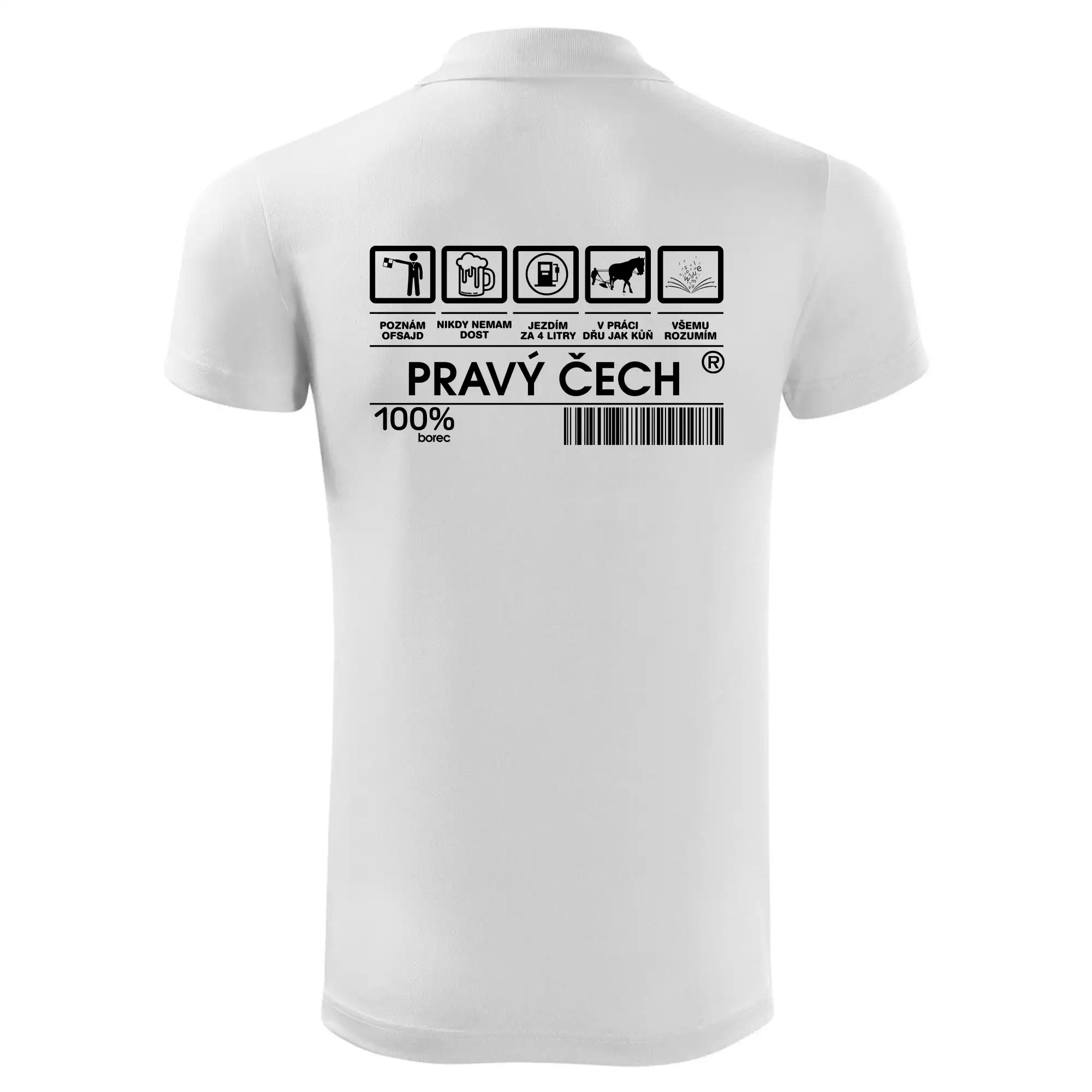 Čárový kód  - Pravý Čech
