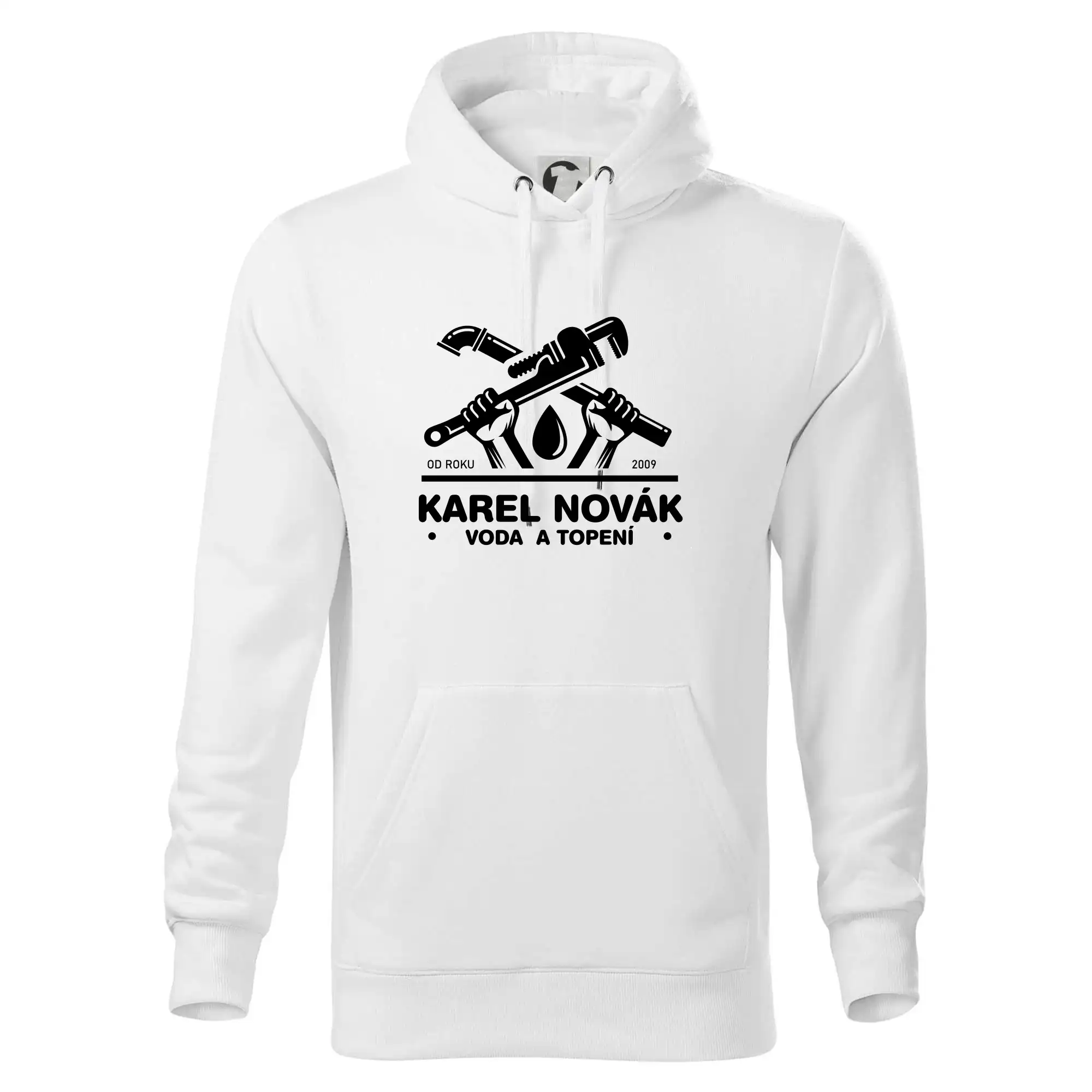 Instalatér - Překřížené klíče vlastní nápis