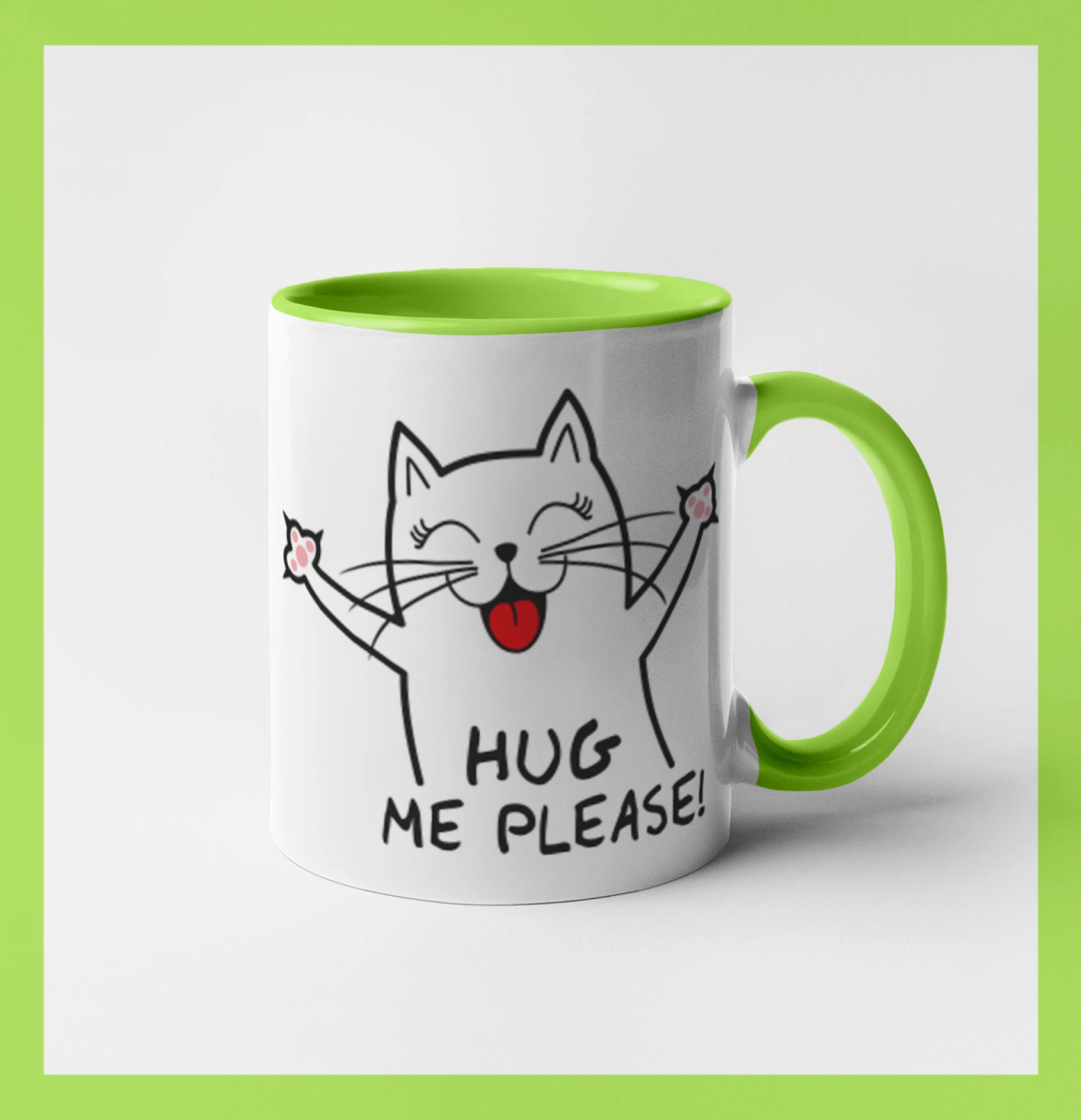 Kočka hug me please