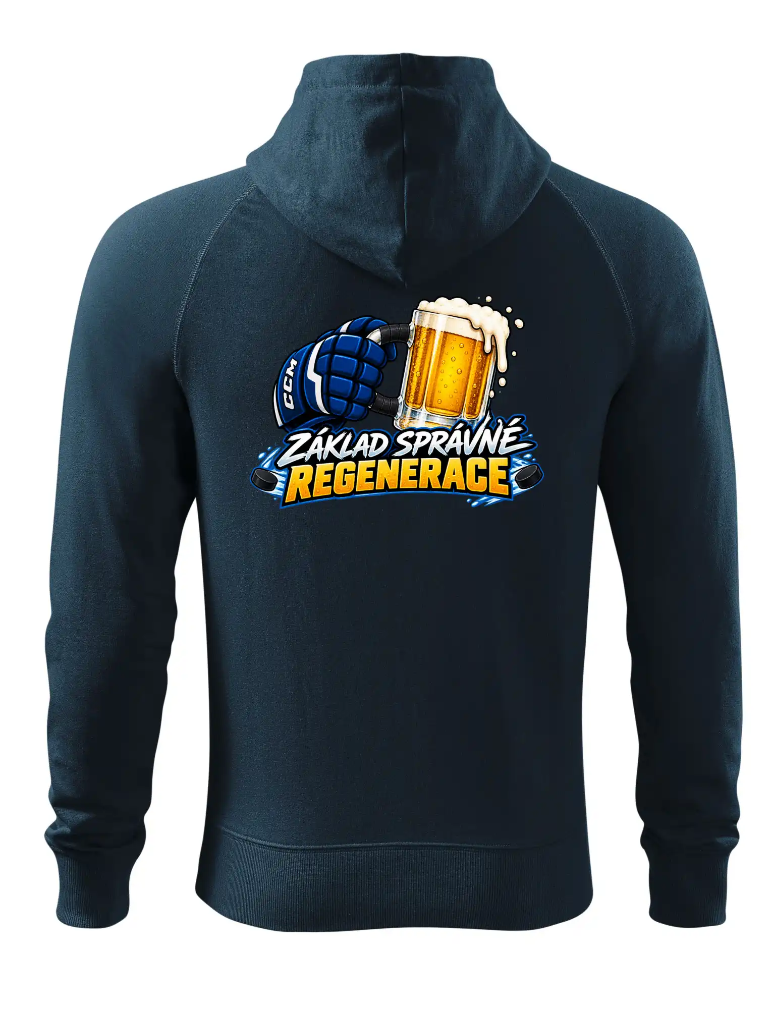 Hokejová regenerace s pivem