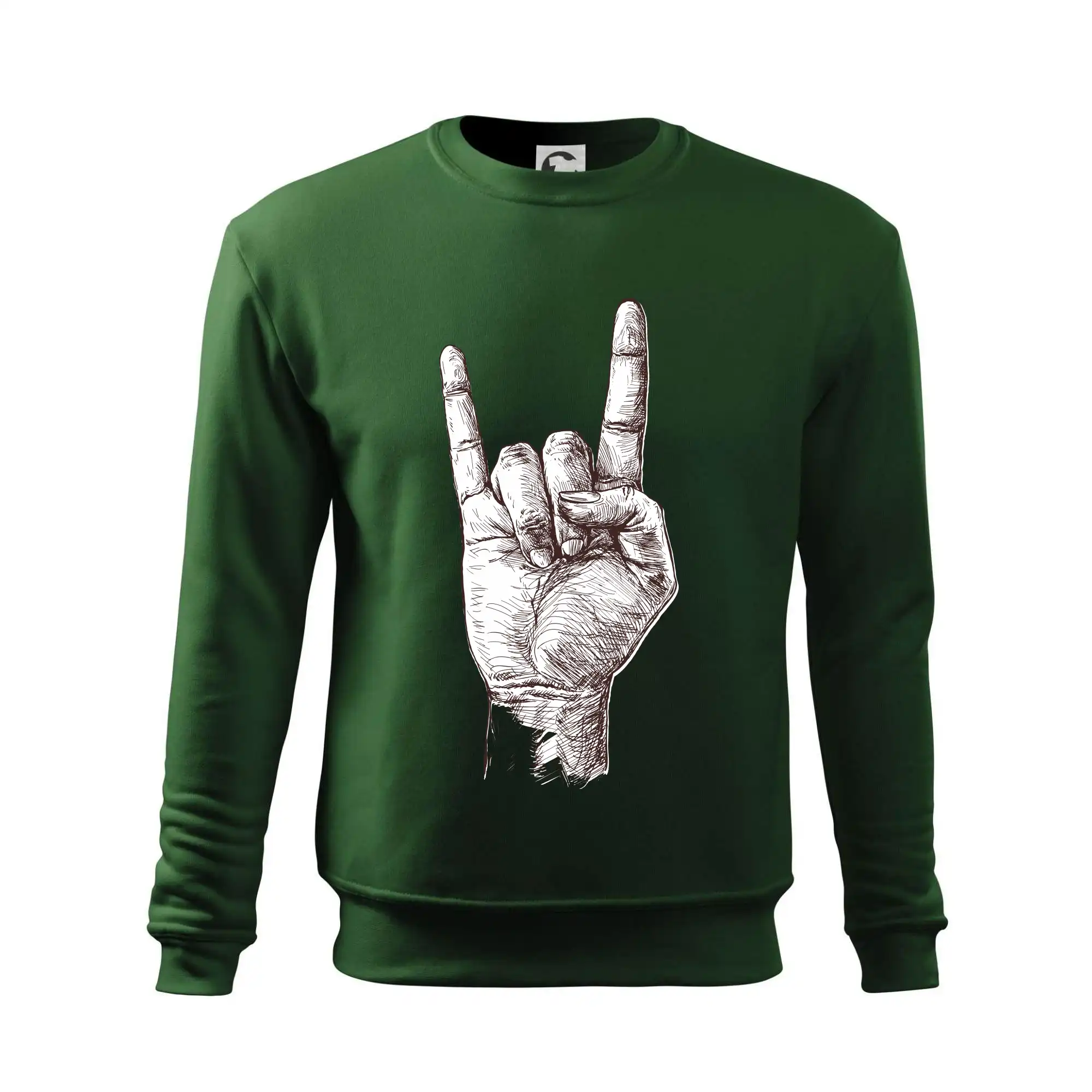 Rocková ruka kreslená