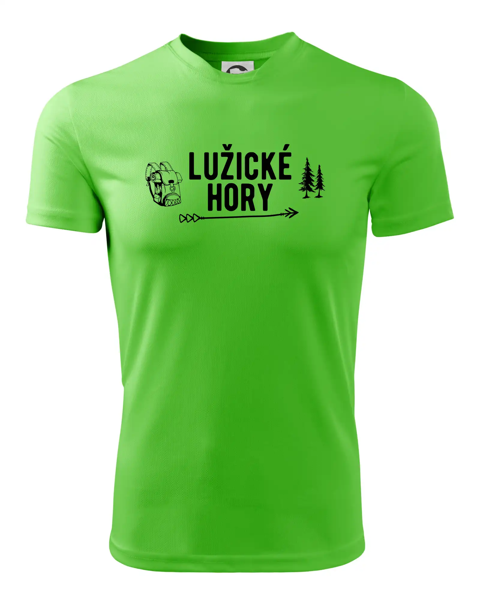 Lužické hory nápis