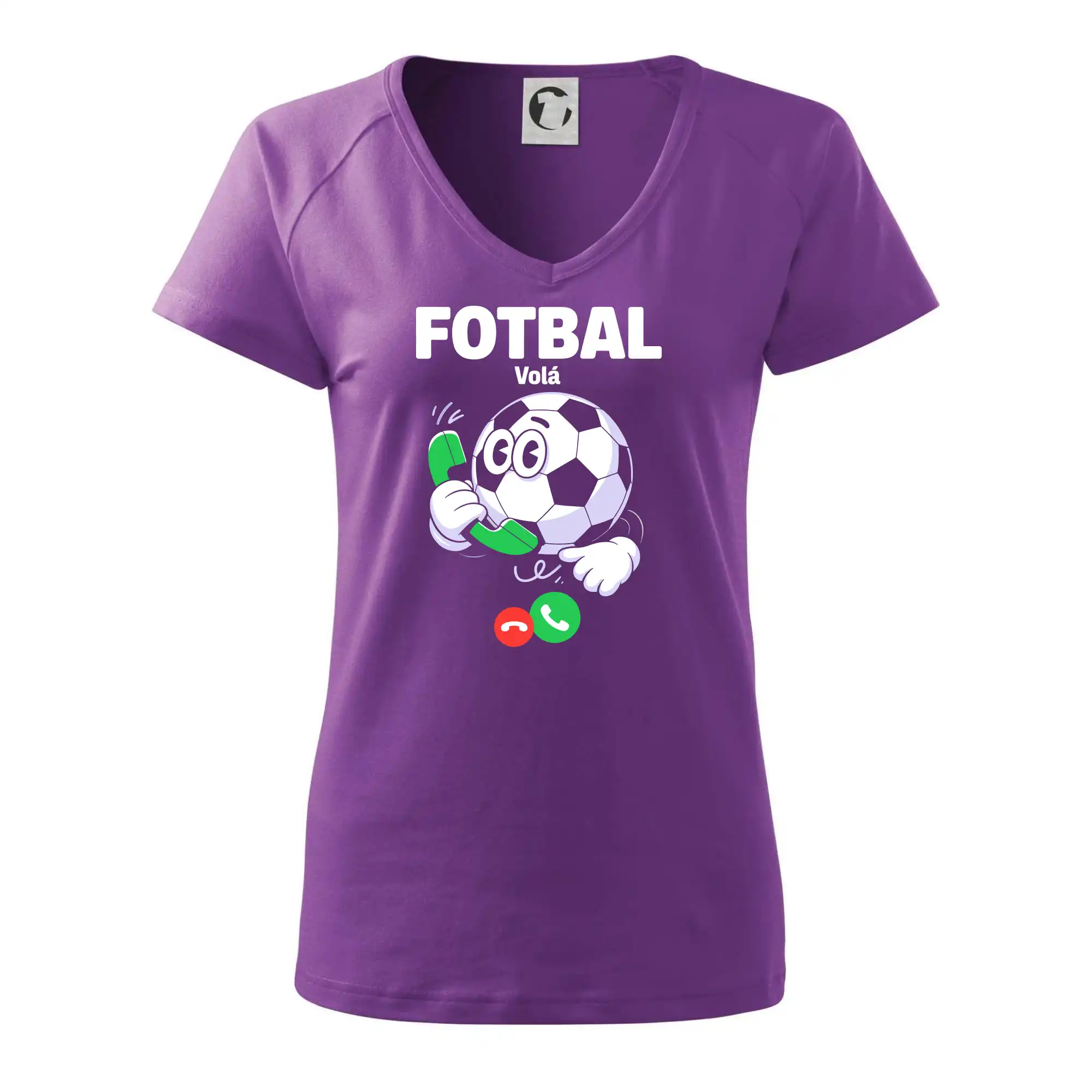 Karikatura fotbal volá