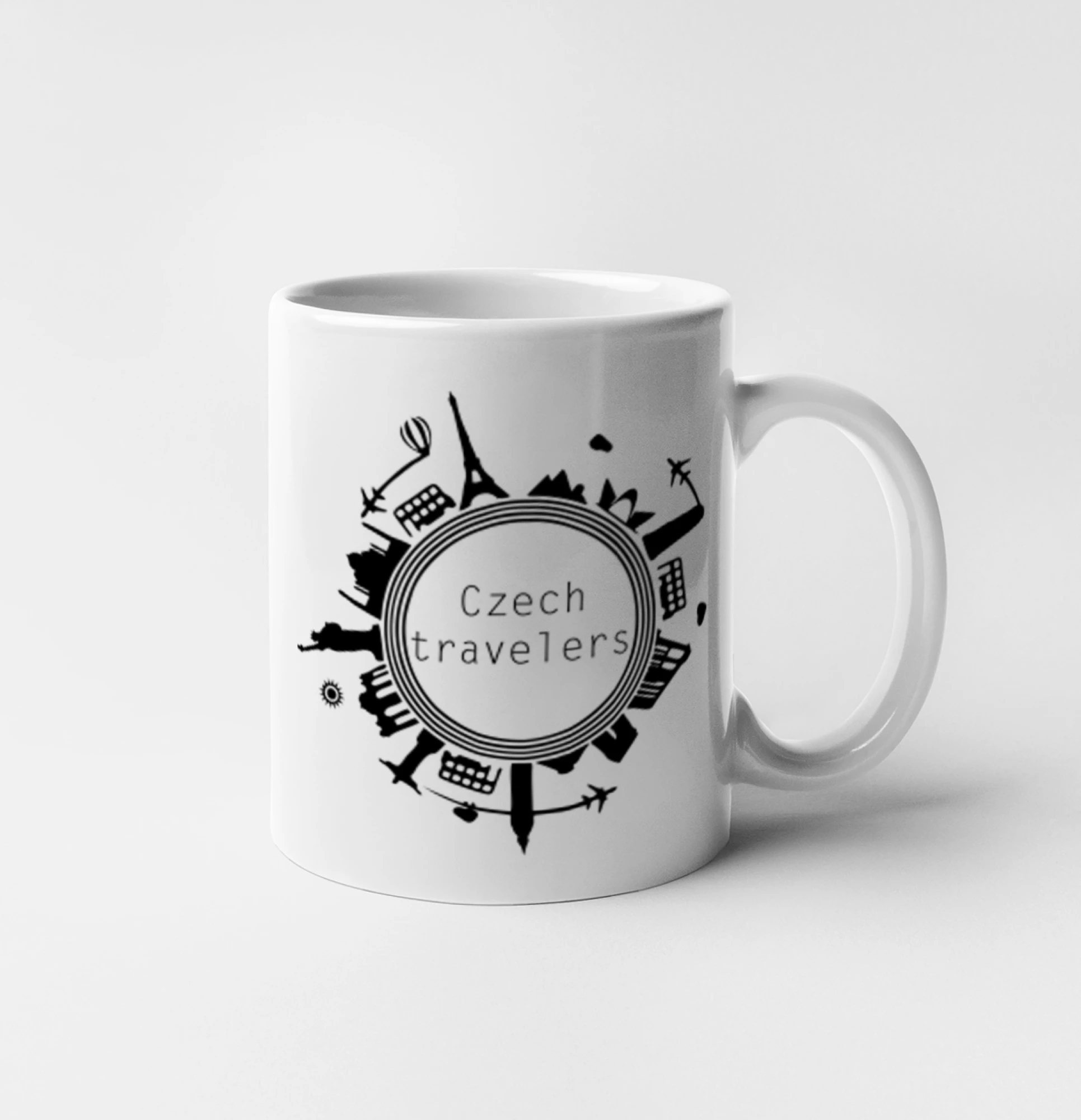 Czech Travelers jednobarevný