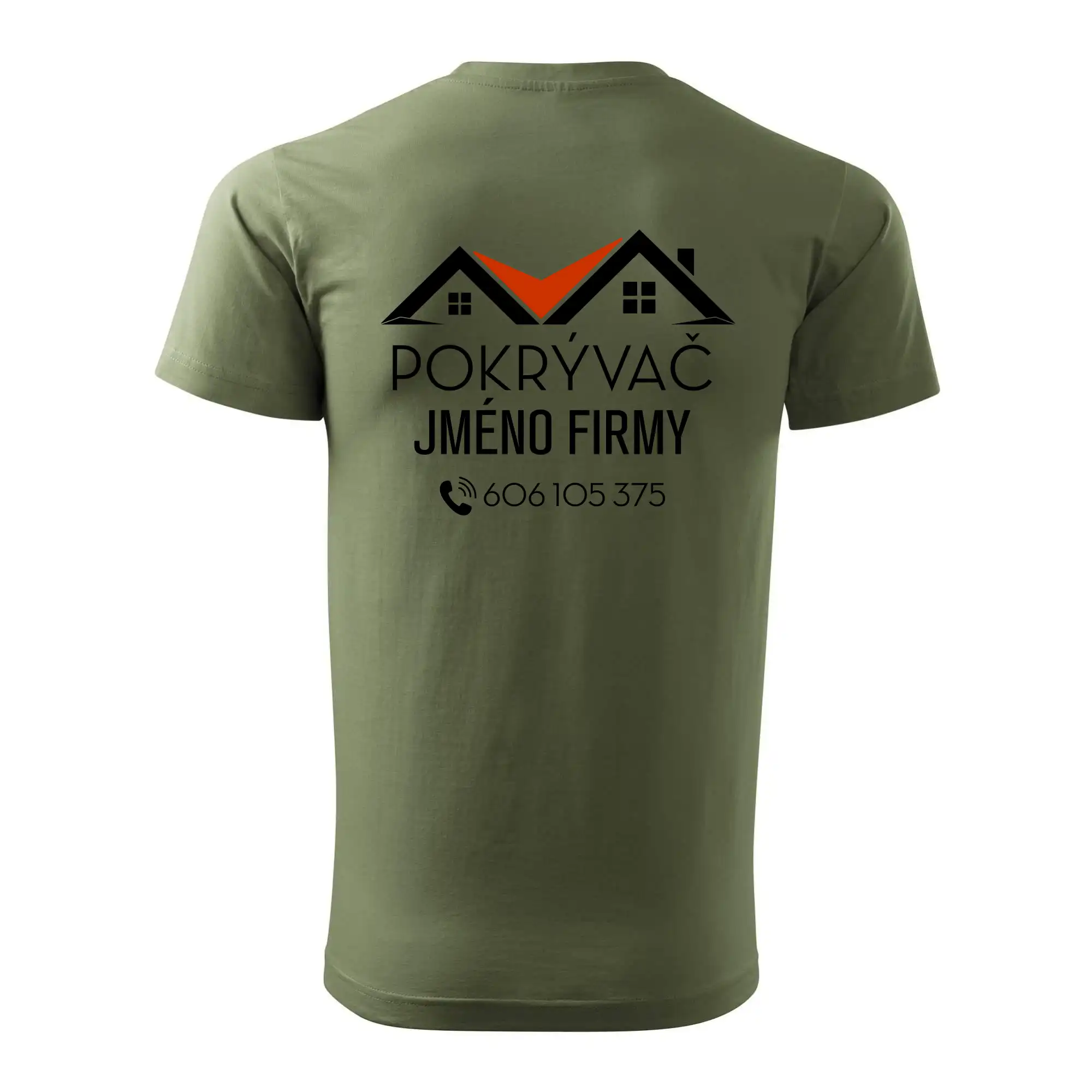 Tričko pro pokrývače - Dvě střechy