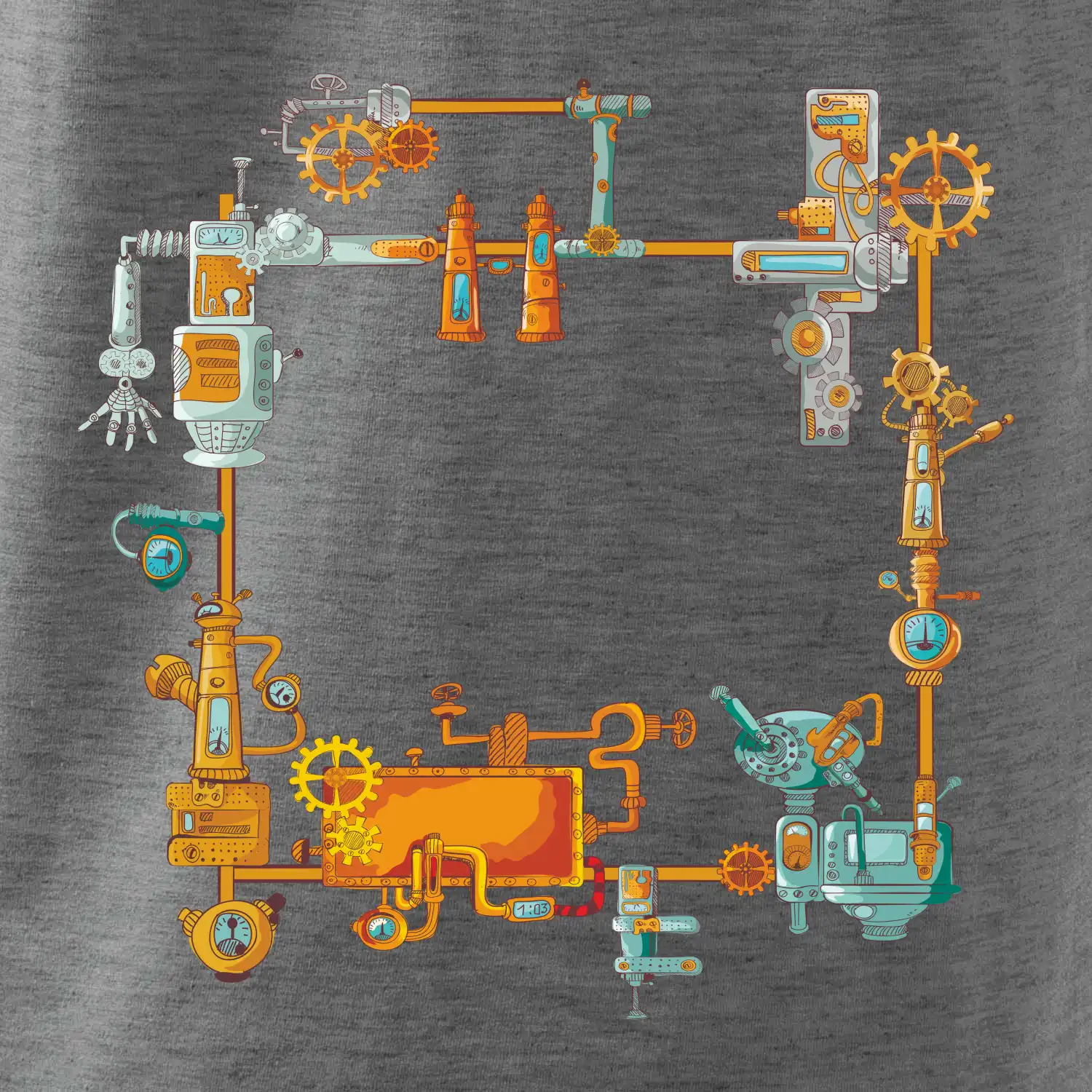 Steampunk barevná sestava