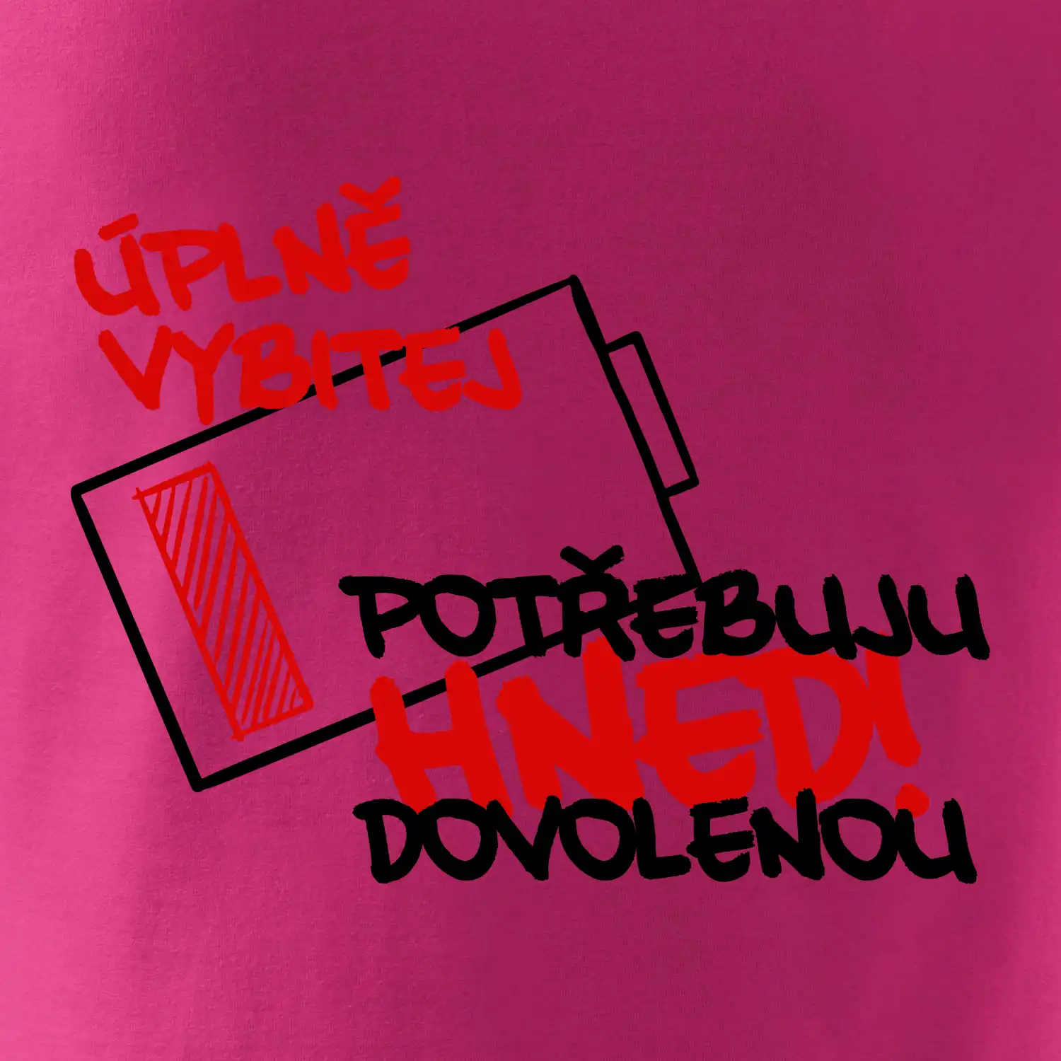 Úplně vybitej potřebuju hned dovolenou