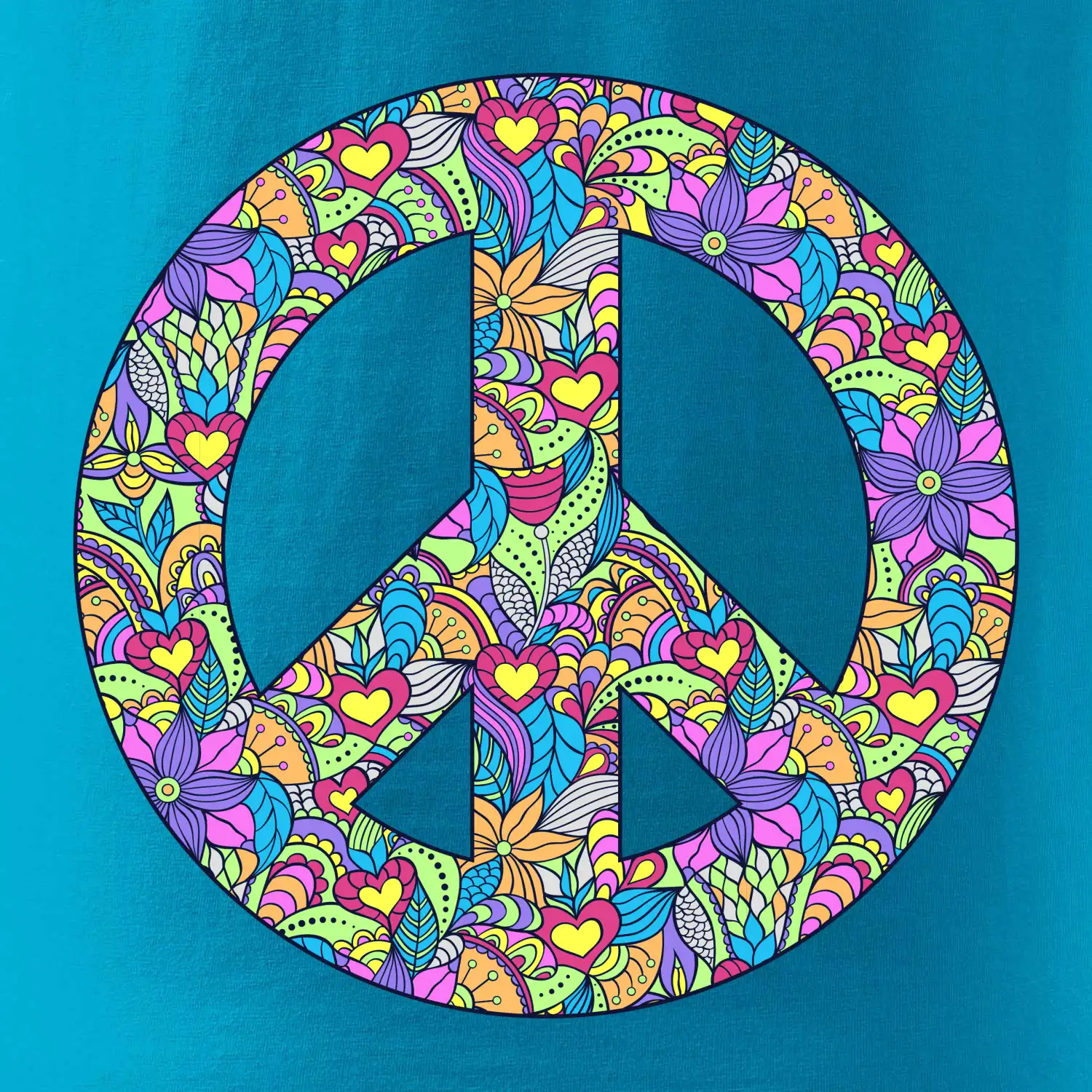 Peace symbol mandela