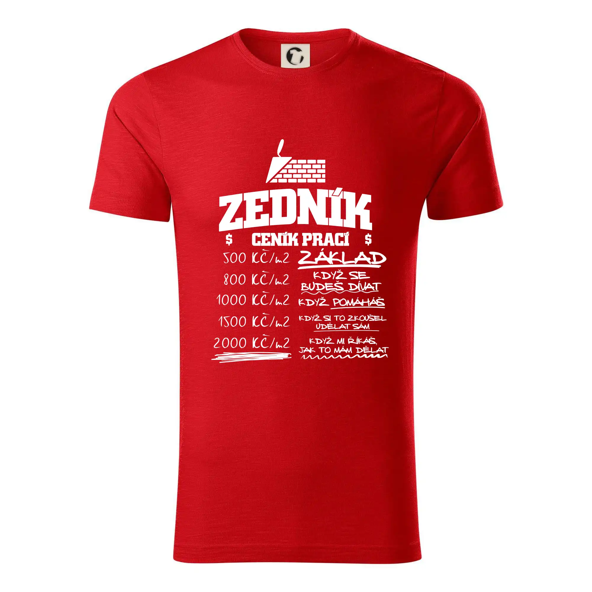 Ceník zedníka - cena za metr