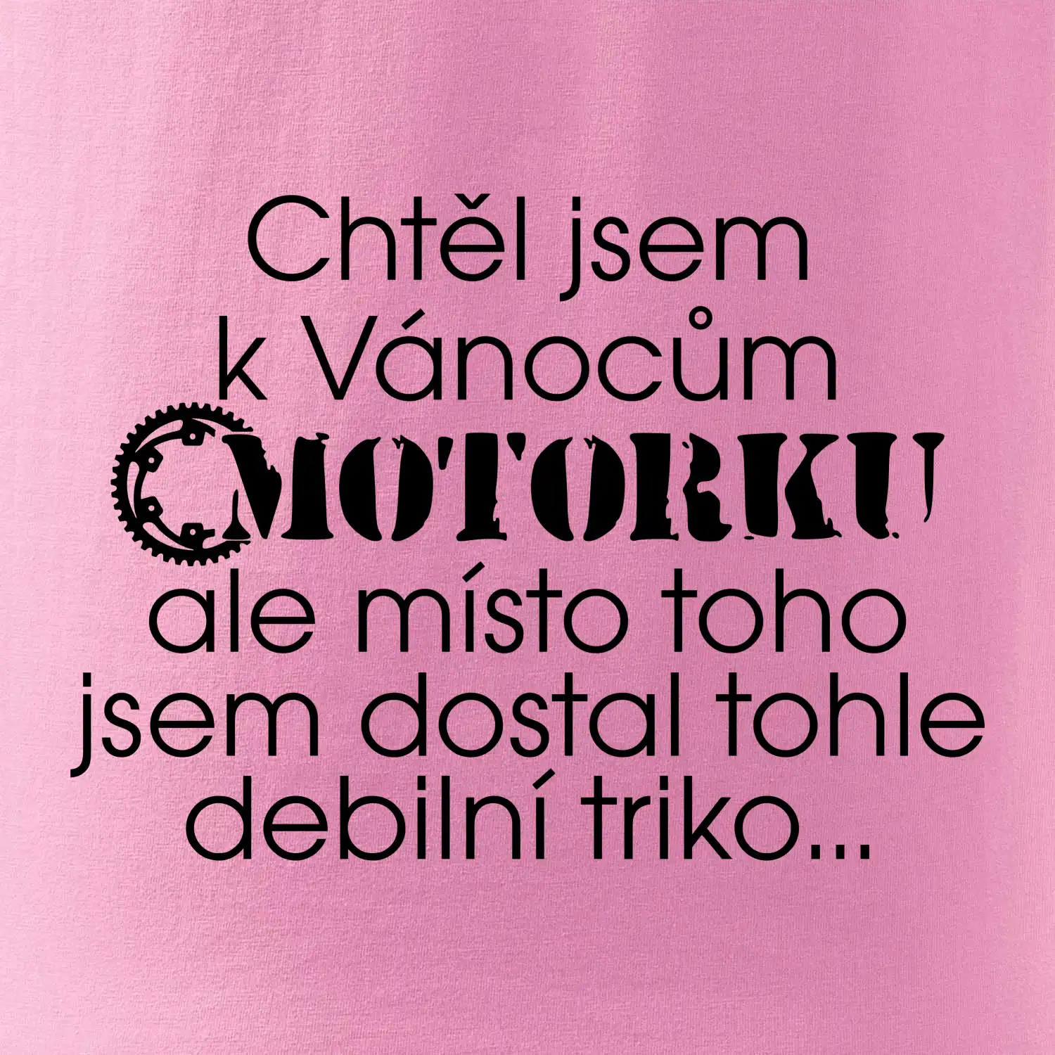 Chtěl jsem dostat motorku - Vánoce