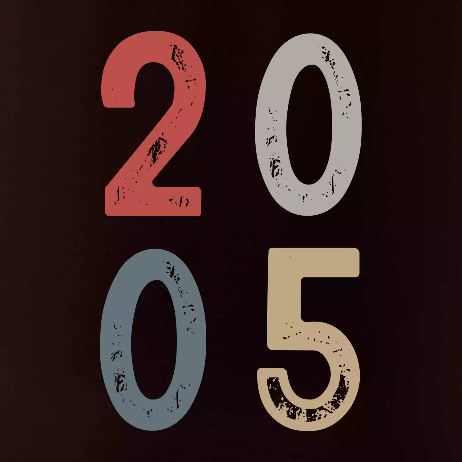 Vintage číslice 2005