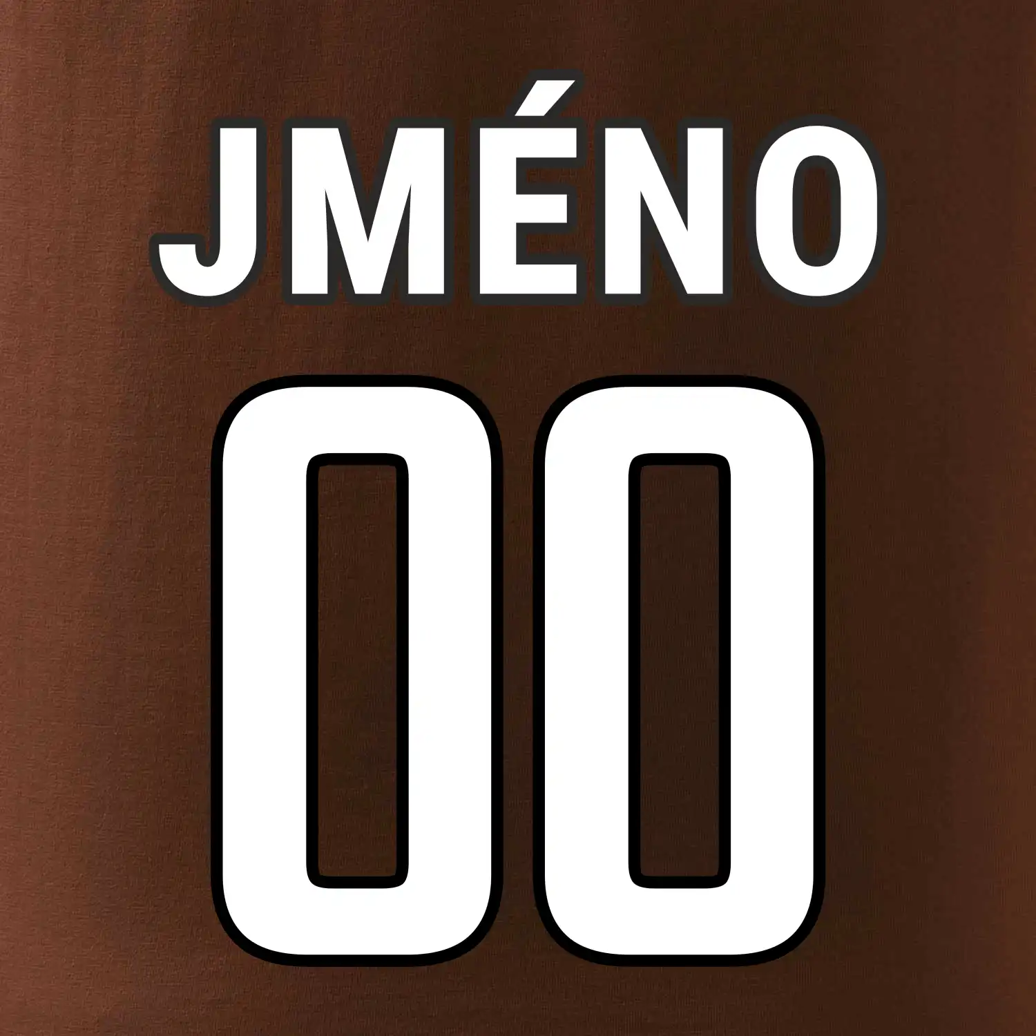 Fotbalový dres - vlastní jméno a číslo