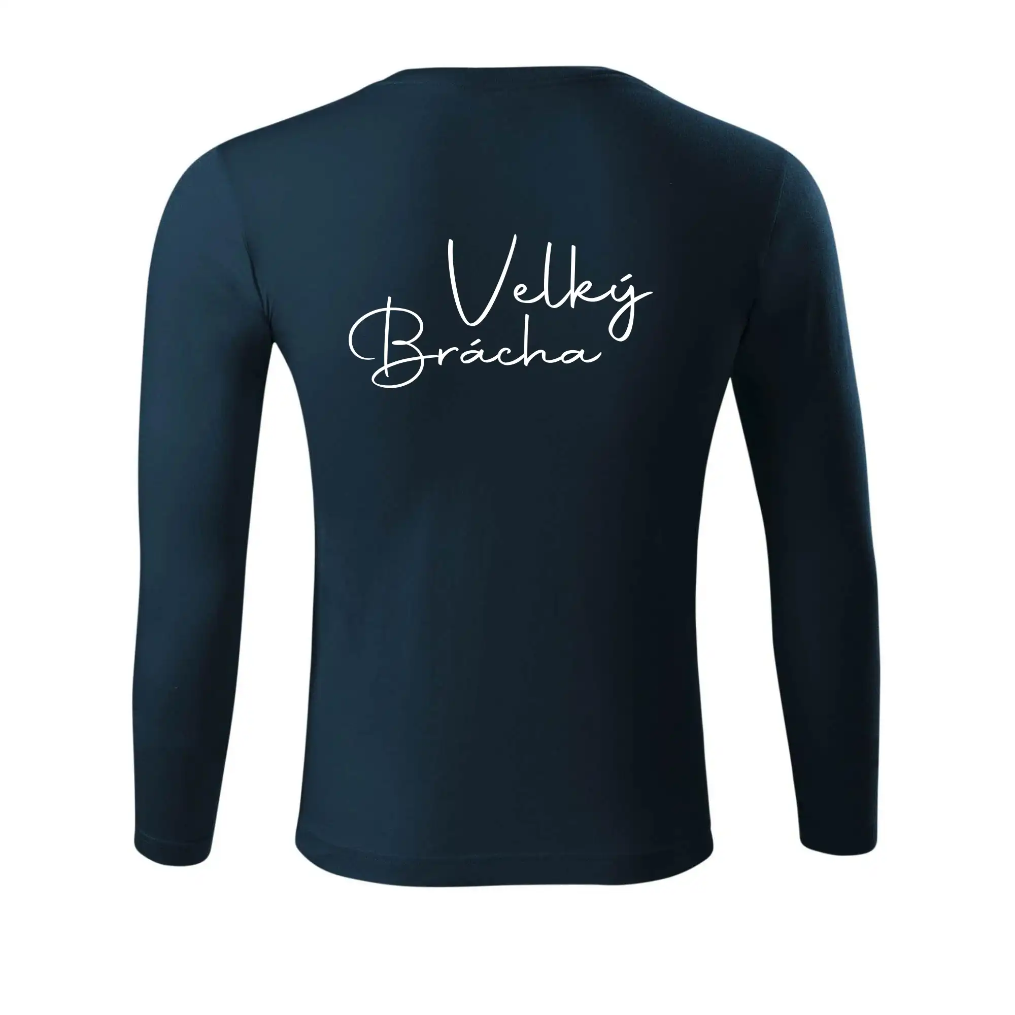 Velký brácha - nápis na zádech