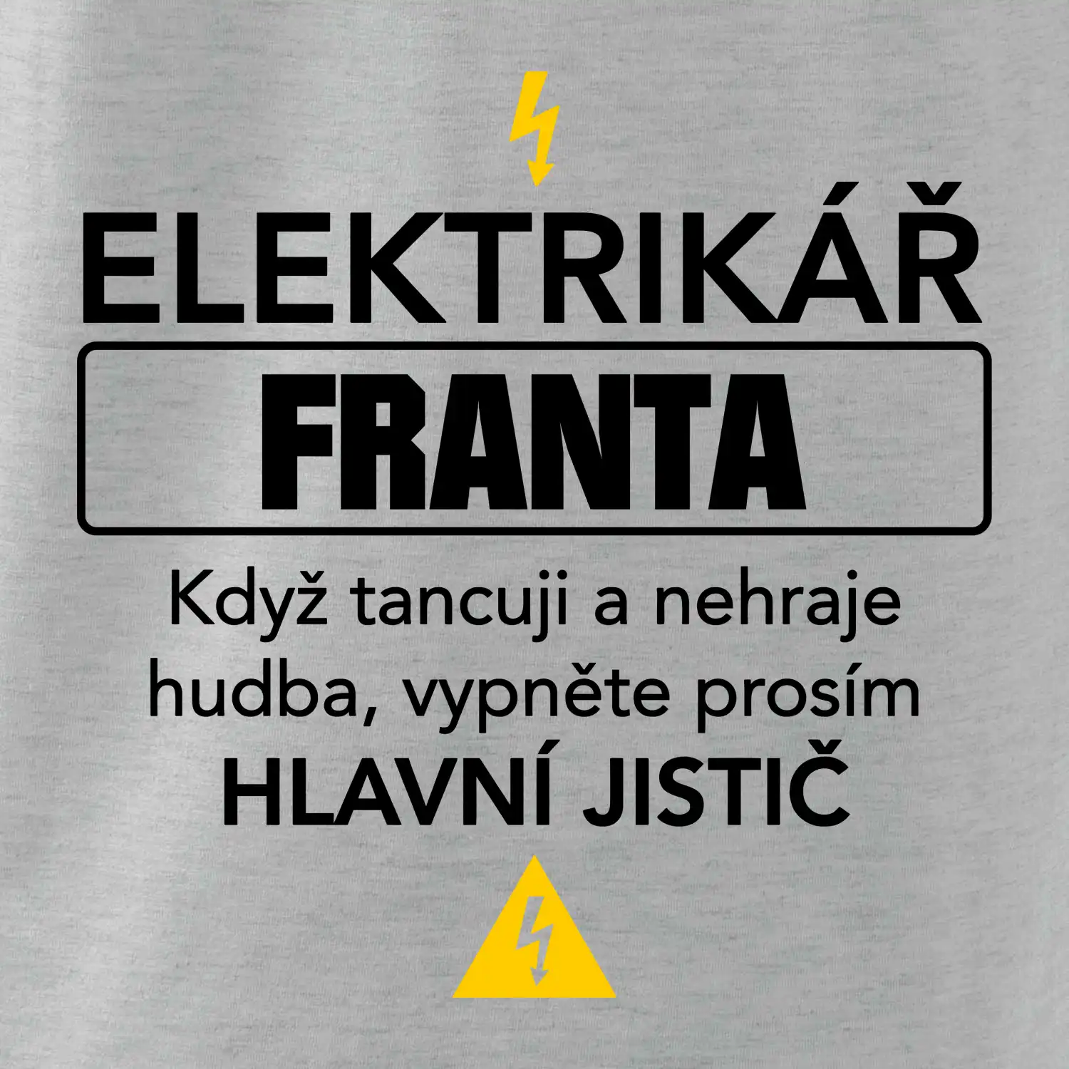 Jméno - Elektrikář - hlavní jistič