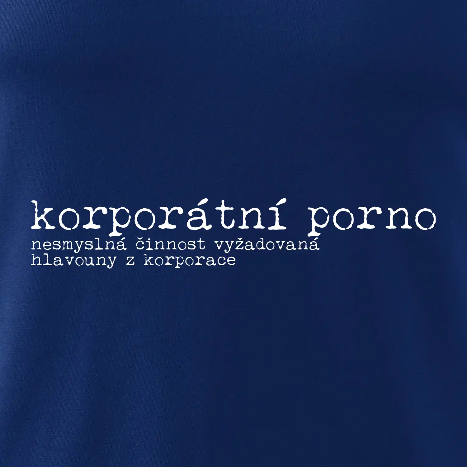 Čeština 2.0 - korporátní porno
